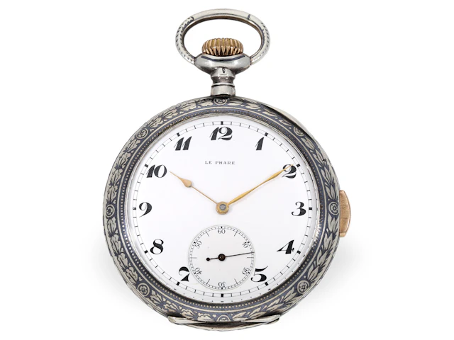 Pocket watch: rare ‘Tir cantonal du centenaire’ marksman's watch