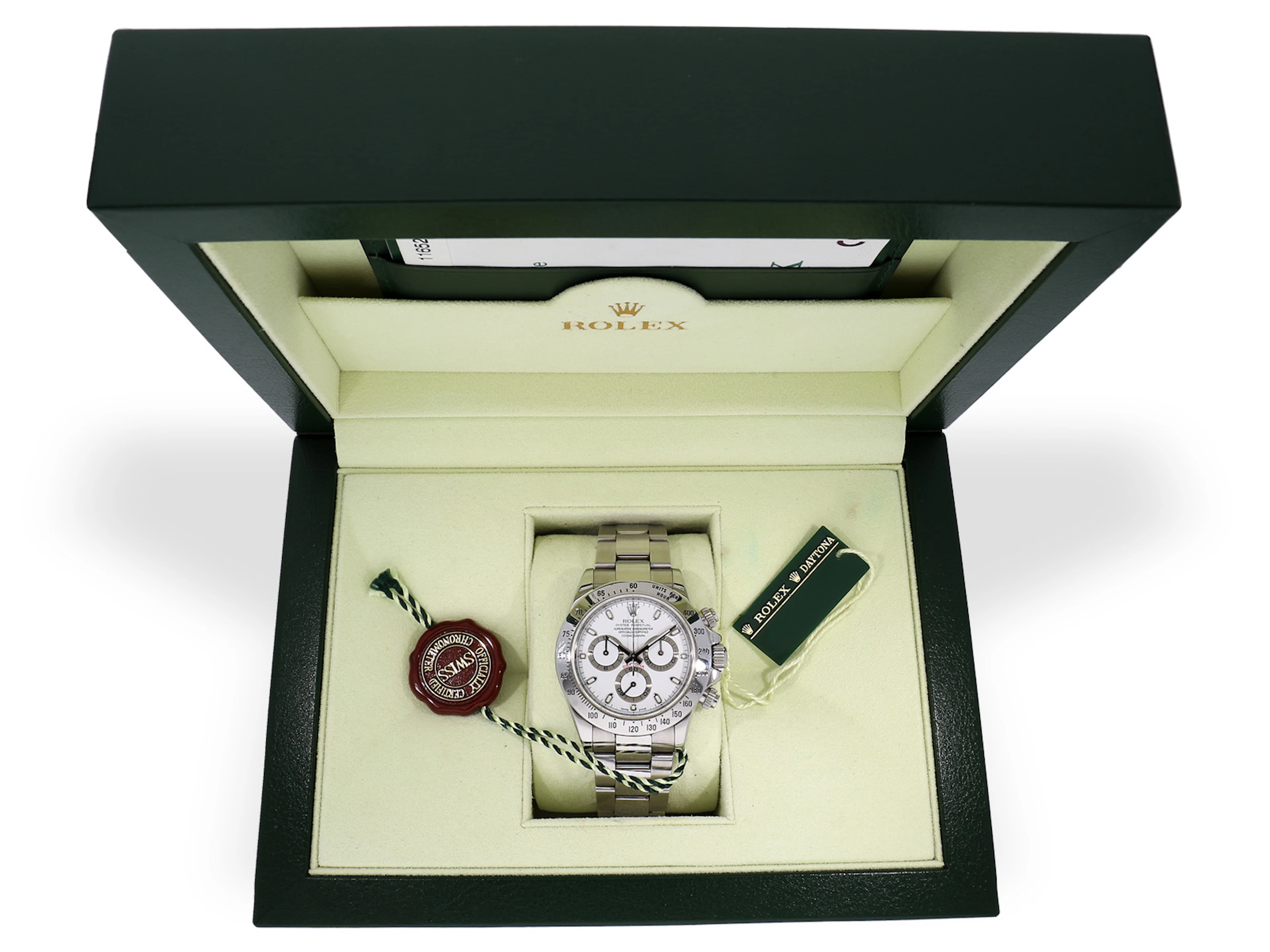 Wristwatch: Rolex Daytona Chronograph Ref. 116520, full set from 2006