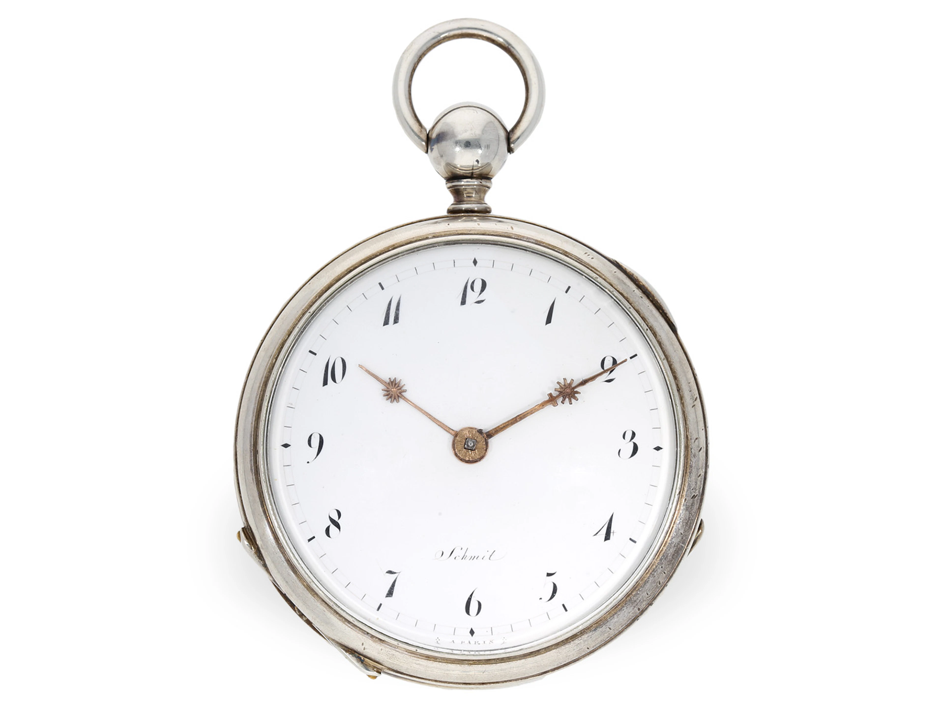 Pocket watch: very rare self-winding verge watch, Schmit, c. 1800