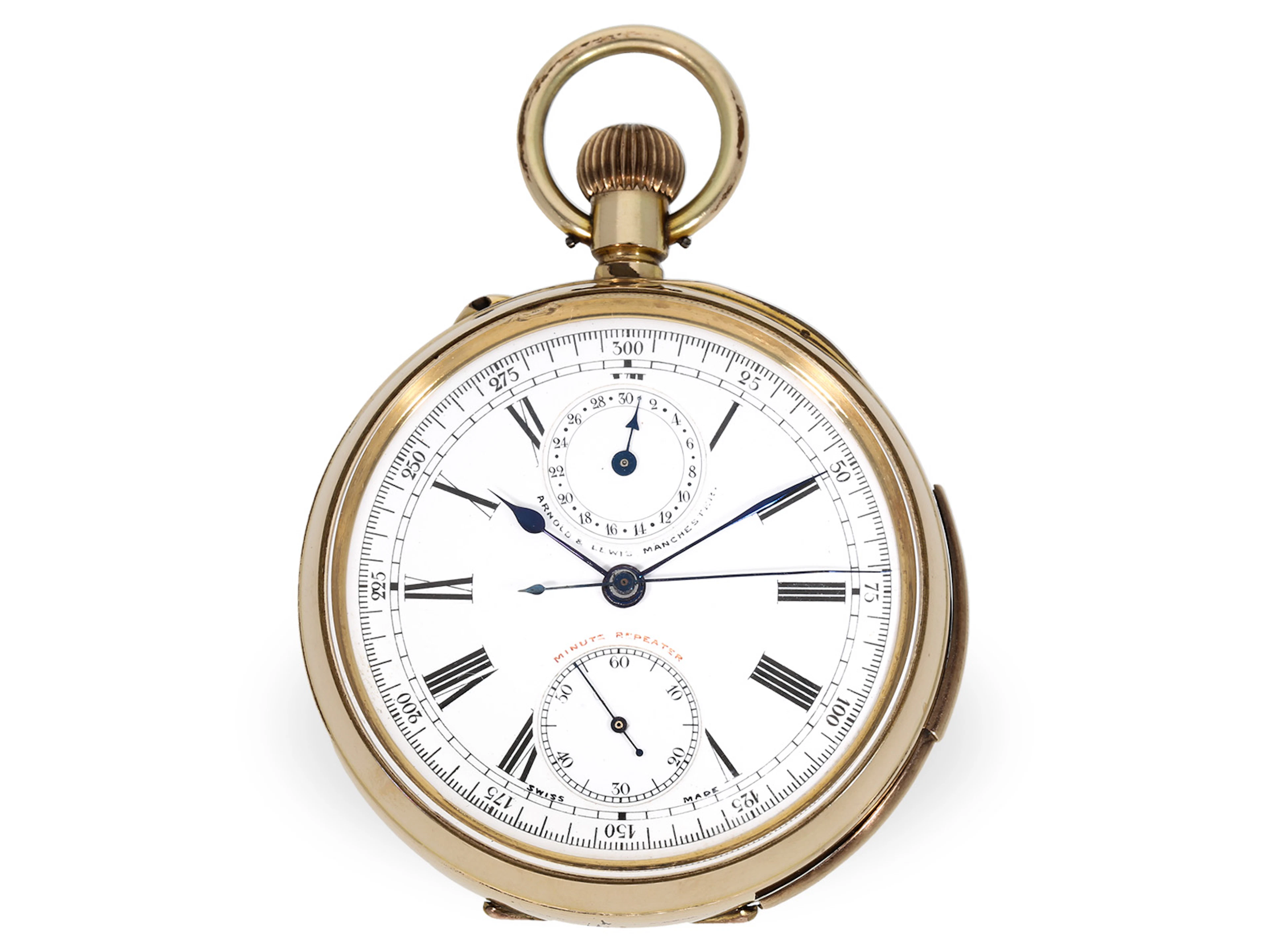 Pocket watch: attractive precision pocket watch with minute repeater