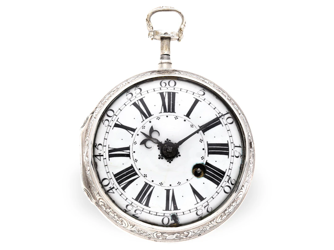 Pocket watch: interesting ‘Oignon’ with hour repeater, ca. 1720