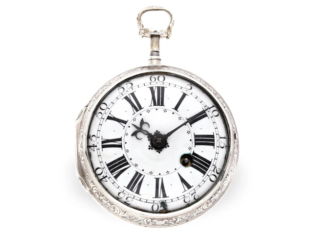 Pocket watch: interesting ‘Oignon’ with hour repeater, ca. 1720