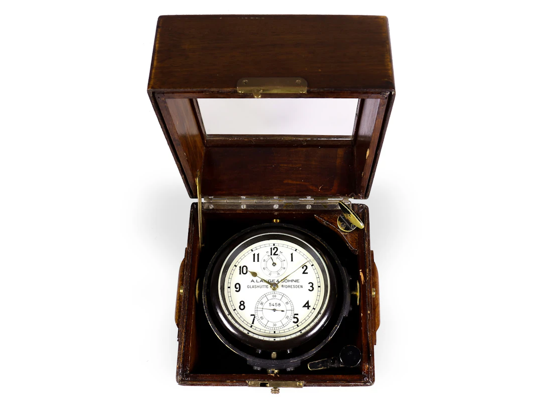 Marine chronometer: A. Lange & Söhne marine chronometer No. 5458