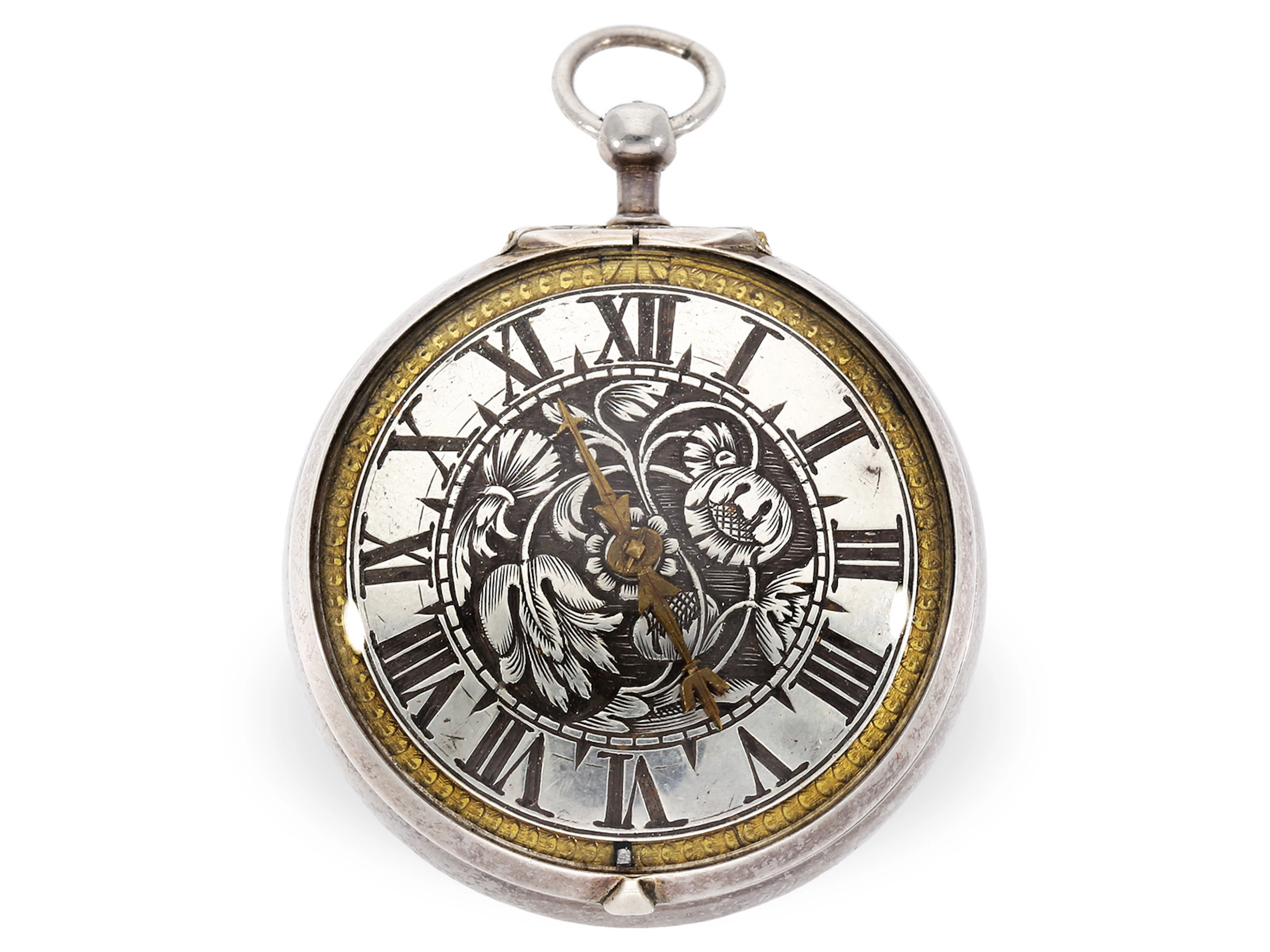 Pendent watch: very rare, early pendant watch, c. 1640, signed Johannes