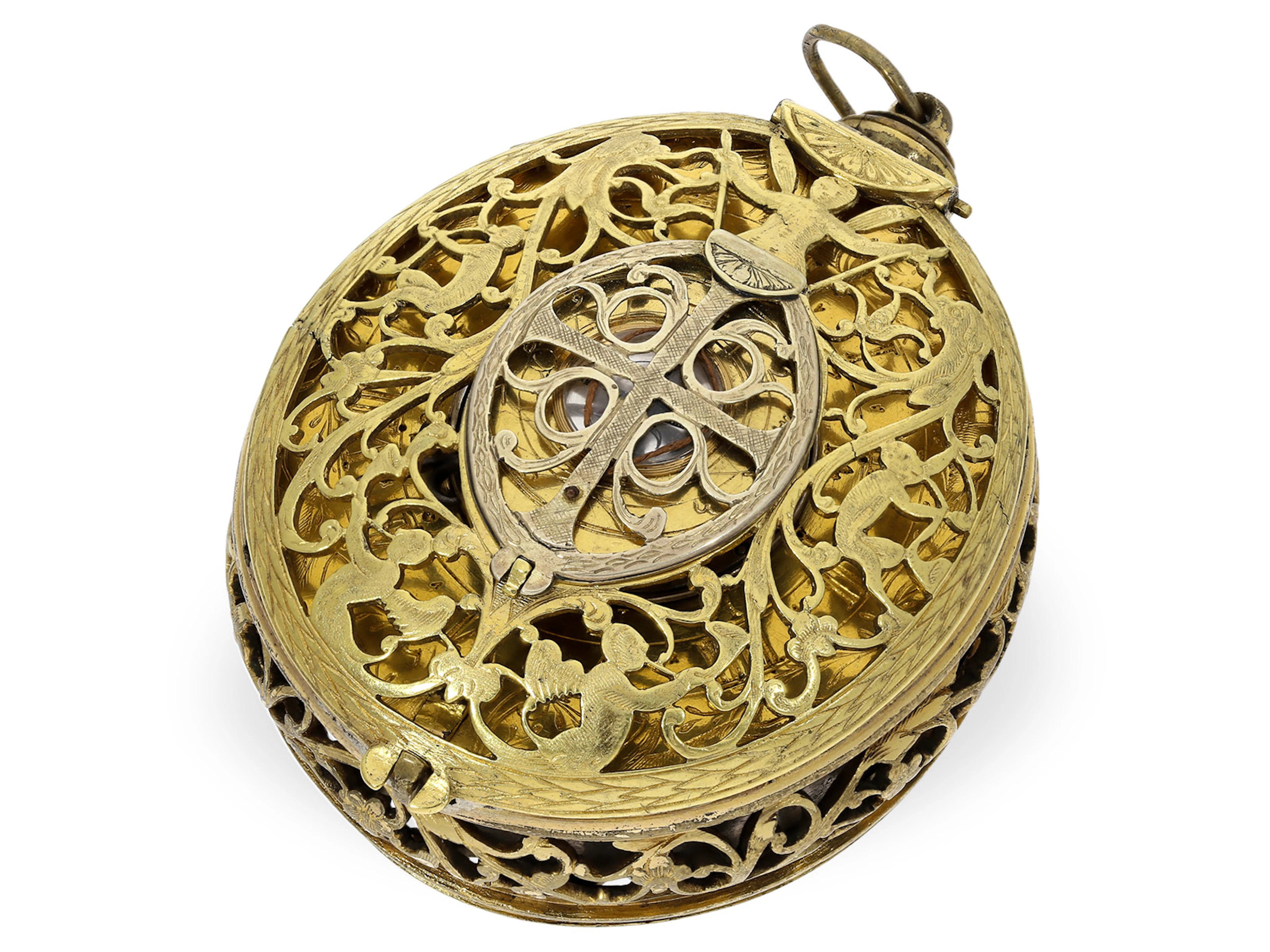 Pendant watch: Museum-quality, large Renaissance pendant watch with