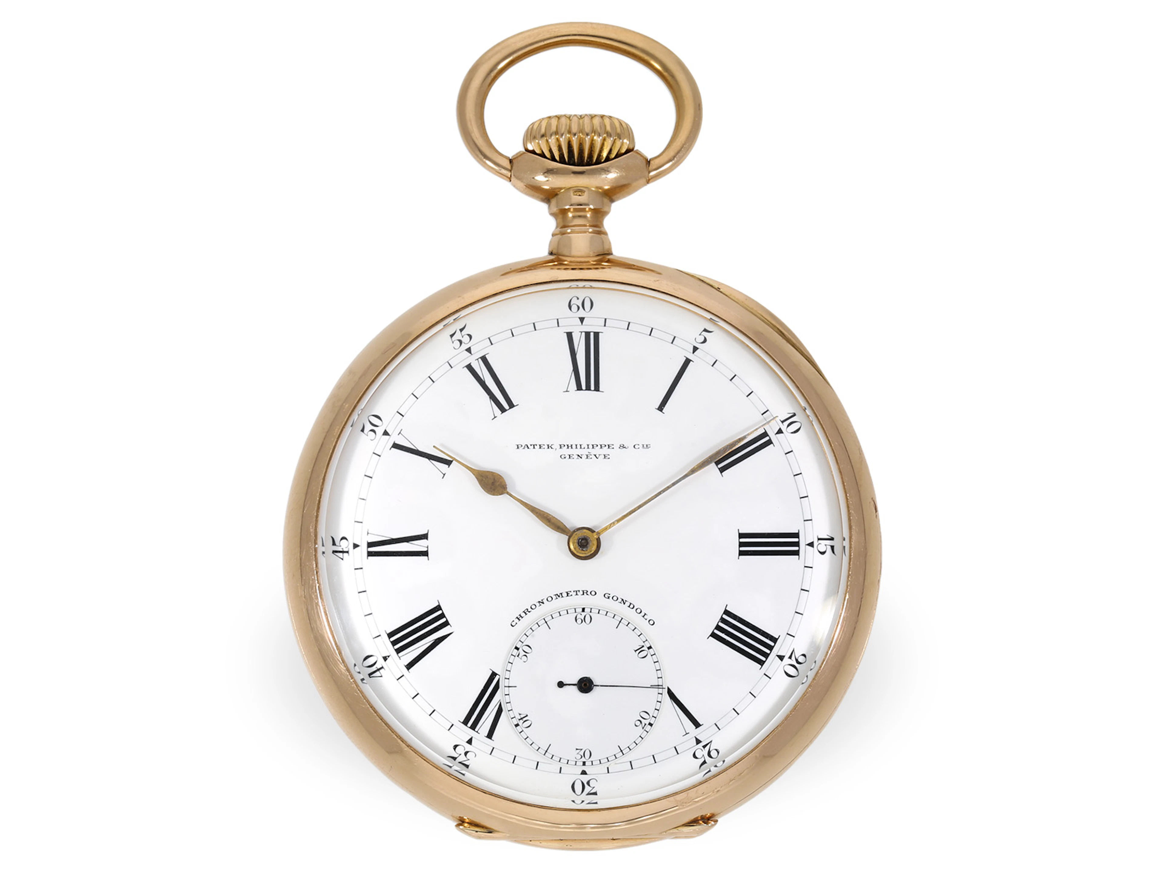 Pocket watch: large Patek Philippe ‘Gondolo’ chronometer, Geneva, ca. 1906
