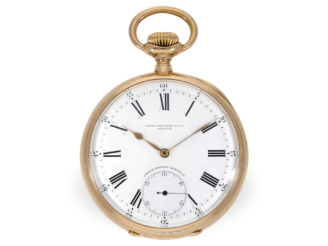 Pocket watch: large Patek Philippe ‘Gondolo’ chronometer, Geneva, ca. 1906