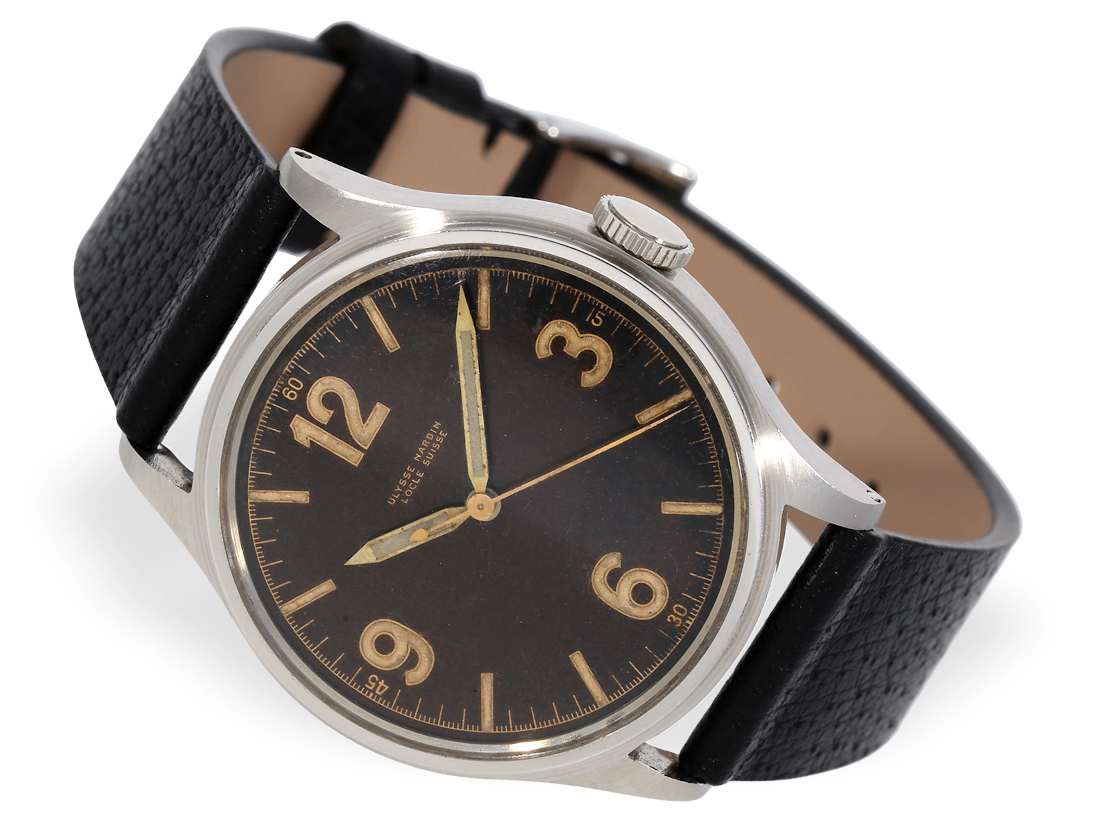 Wristwatch: extremely rare Ulysse Nardin ‘Big Aviator’ pilot’s watch