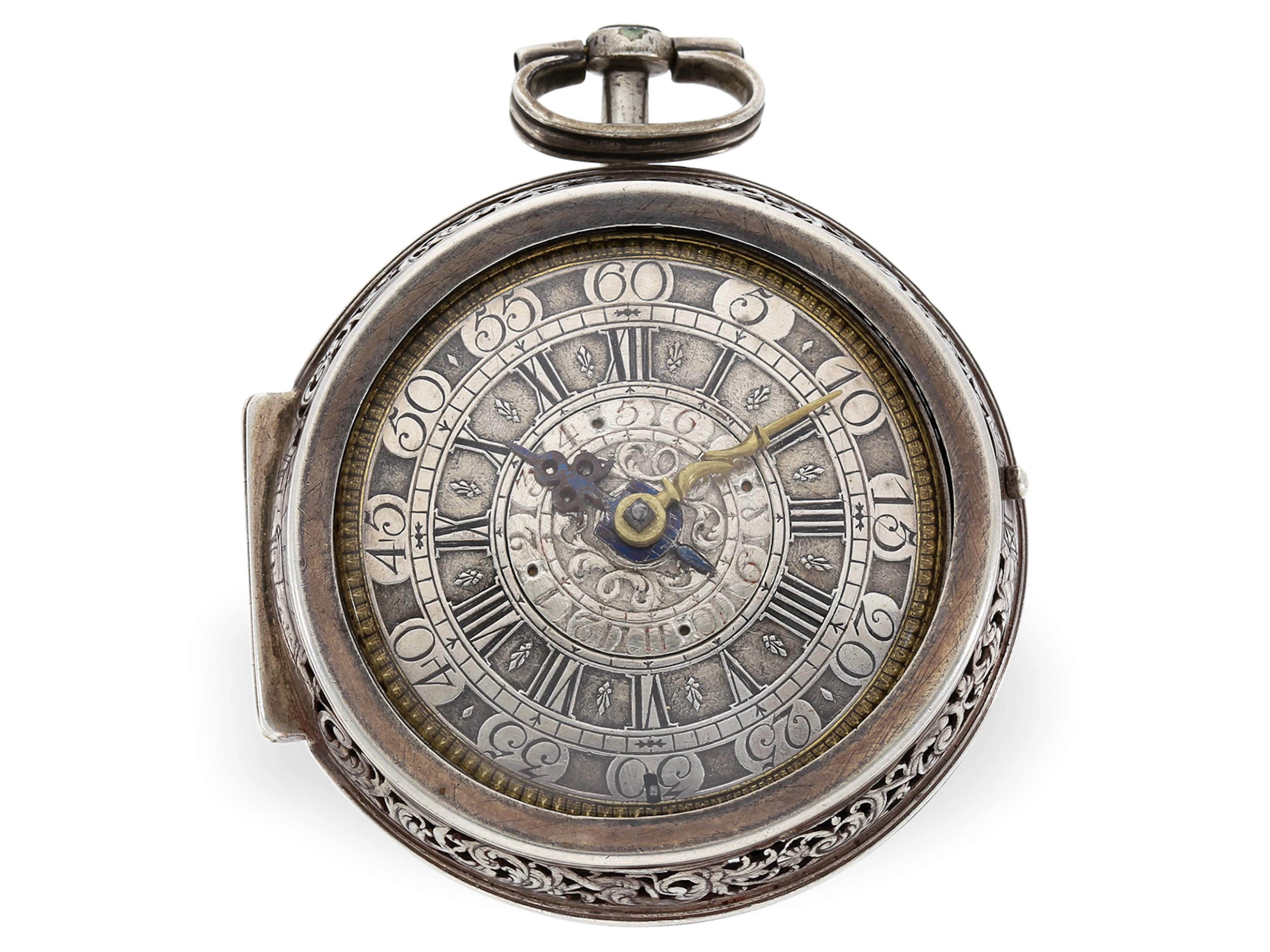 Pocket watch: museum-quality single-hand pocket watch with alarm
