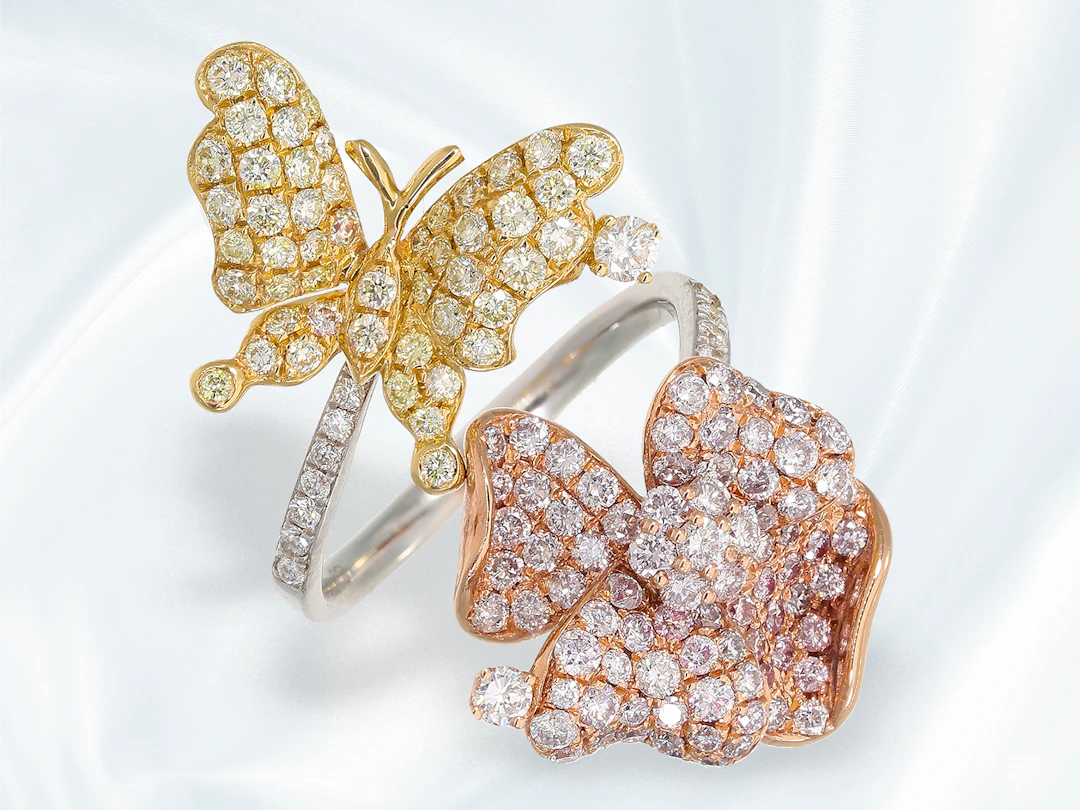 Ring: A very intricately crafted, high-quality designer ring with