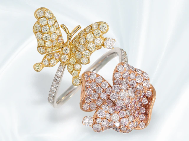 Ring: A very intricately crafted, high-quality designer ring with