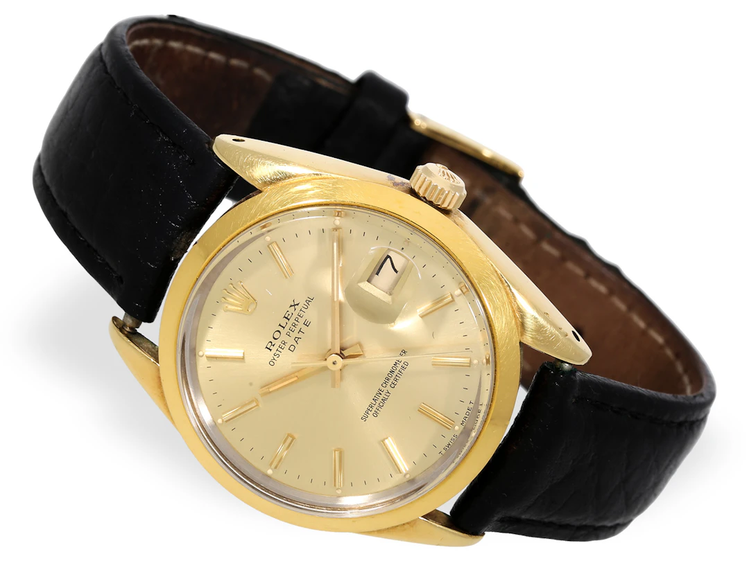 Wristwatch: Rolex Oyster Perpetual Date chronometer Ref. 15505, steel/gold