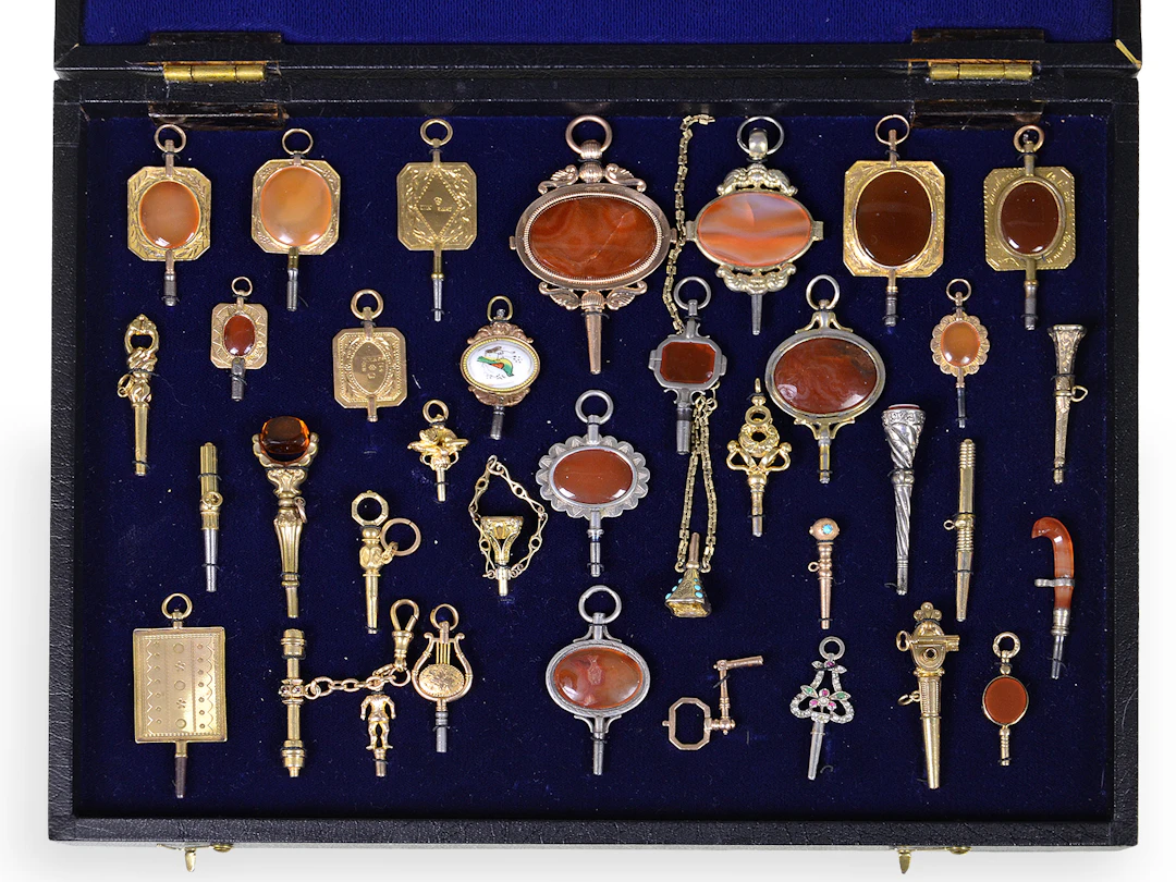 Watch keys: an exceptional collection of very fine verge watch keys