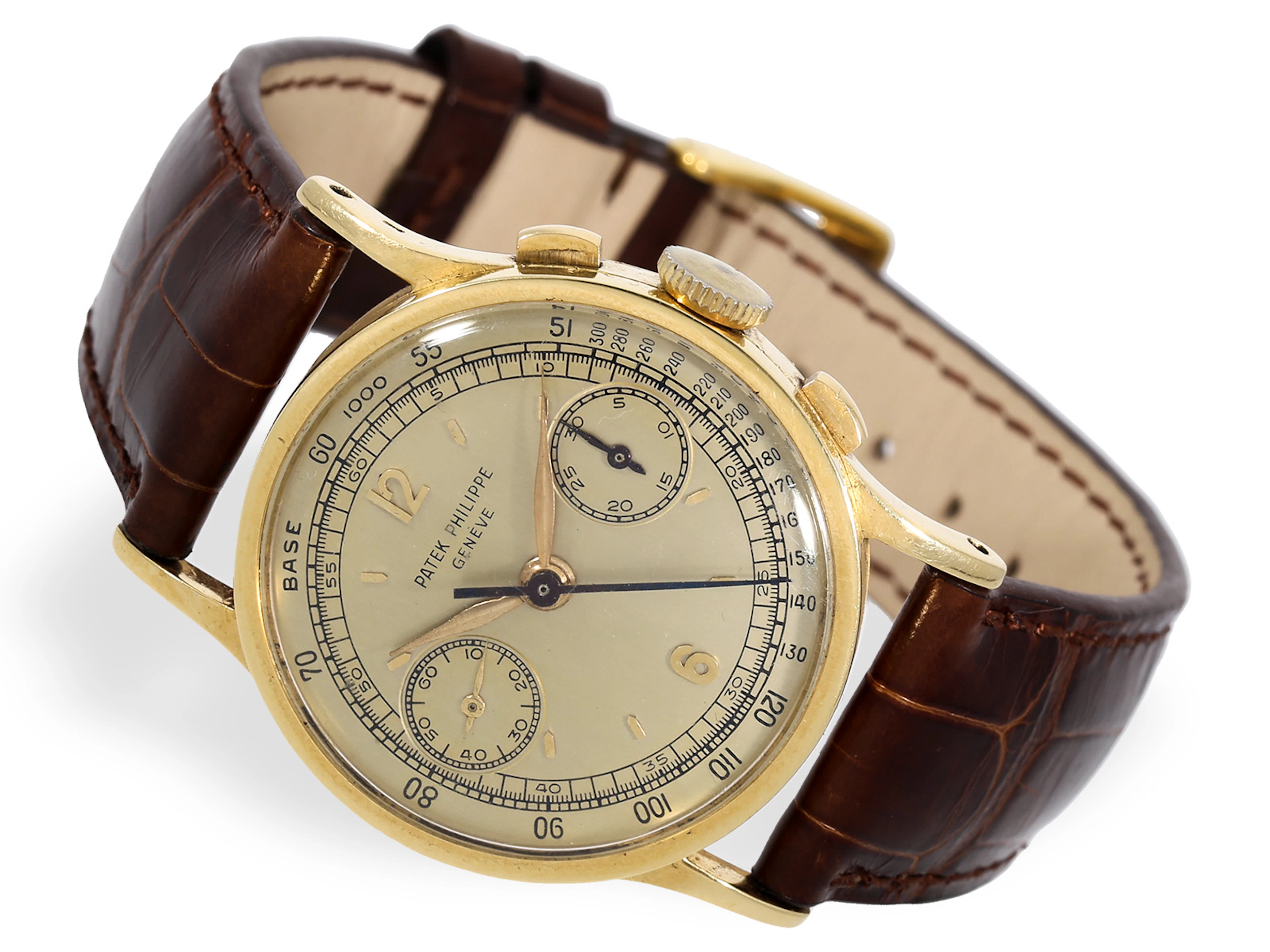Wristwatch: extremely rare Patek Philippe chronograph, Ref. 533, ca. 1948