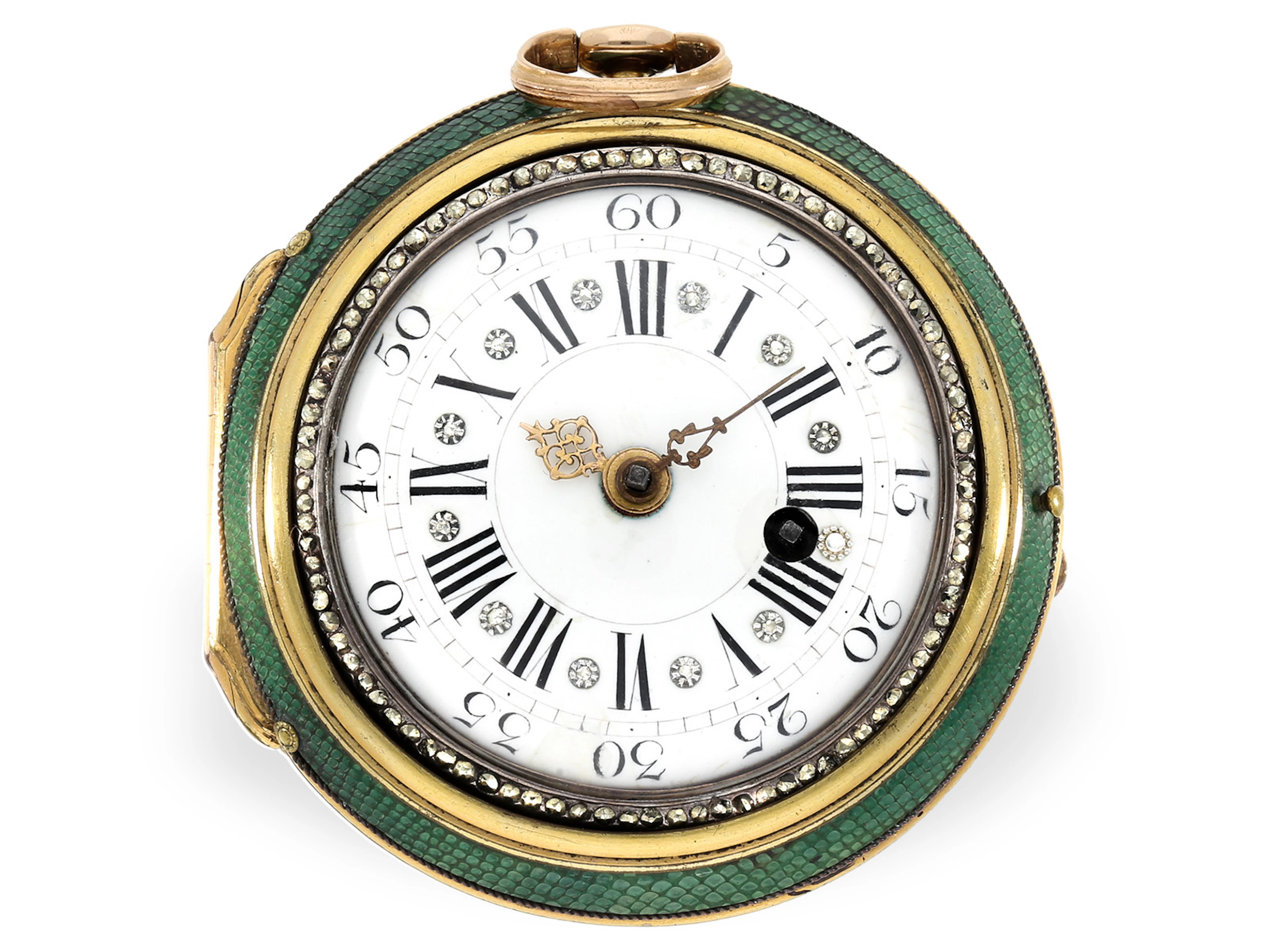 Pocket watch: early gold double-cased verge watch, Binsse à Nantes, c. 1760