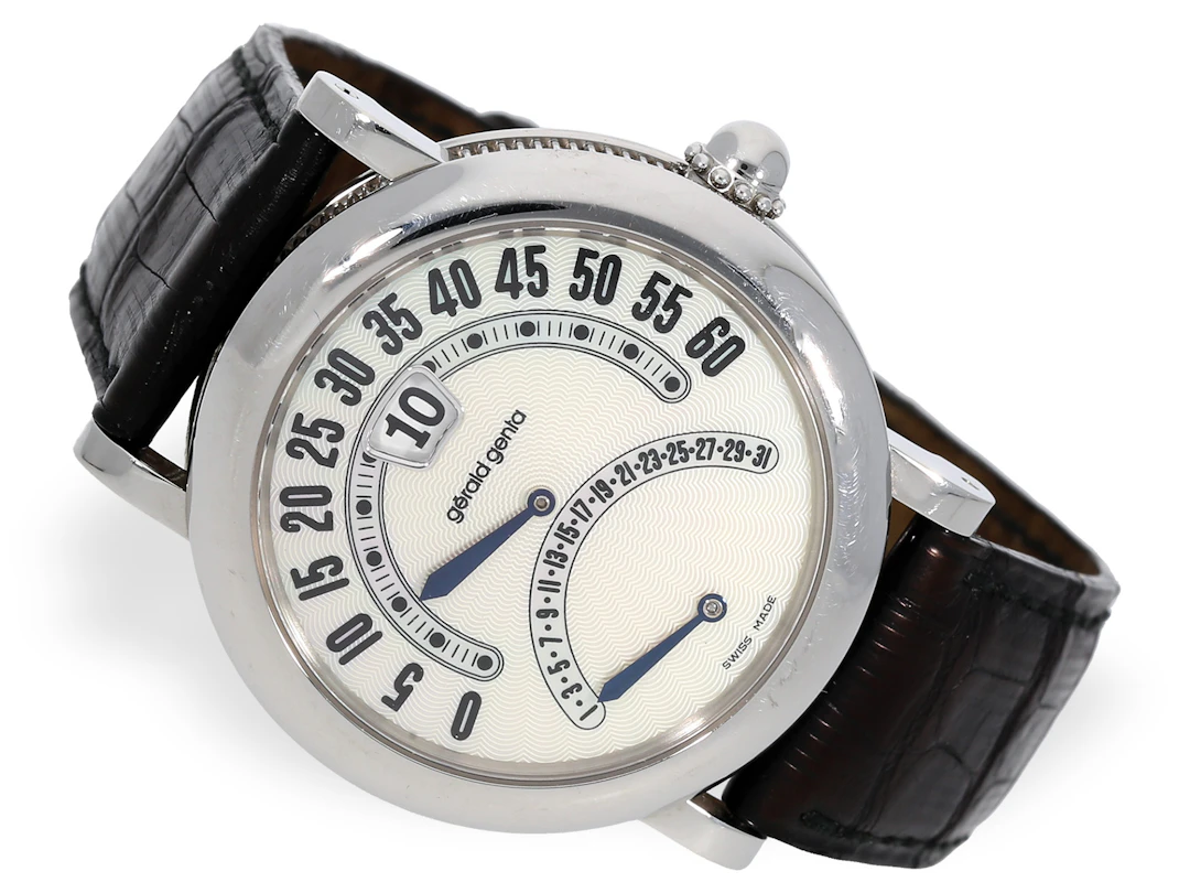 Wristwatch: rare vintage Gérald Genta “Bi-Retro” Ref. 3735, 1990s