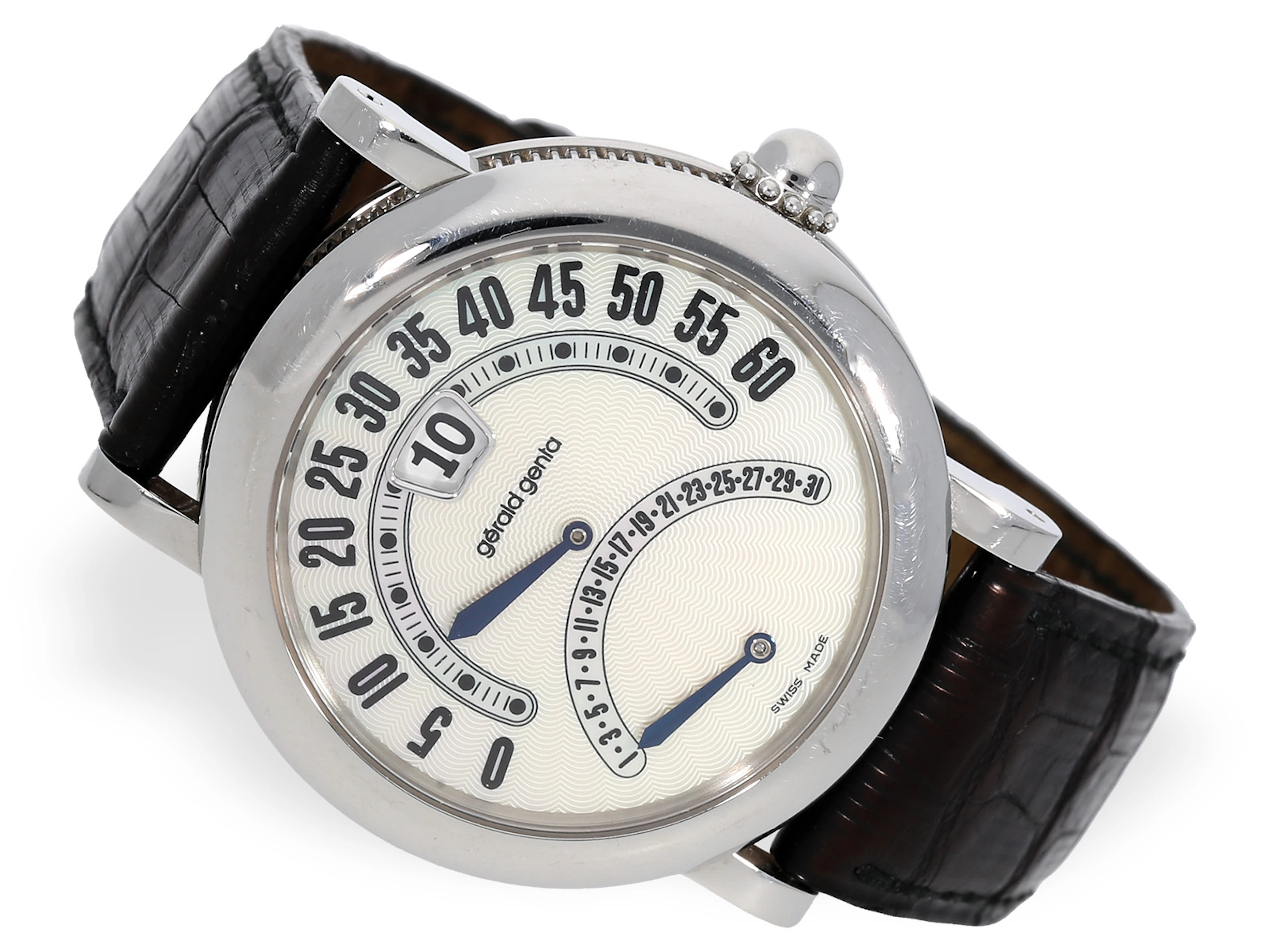 Wristwatch: rare vintage Gérald Genta “Bi-Retro” Ref. 3735, 1990s