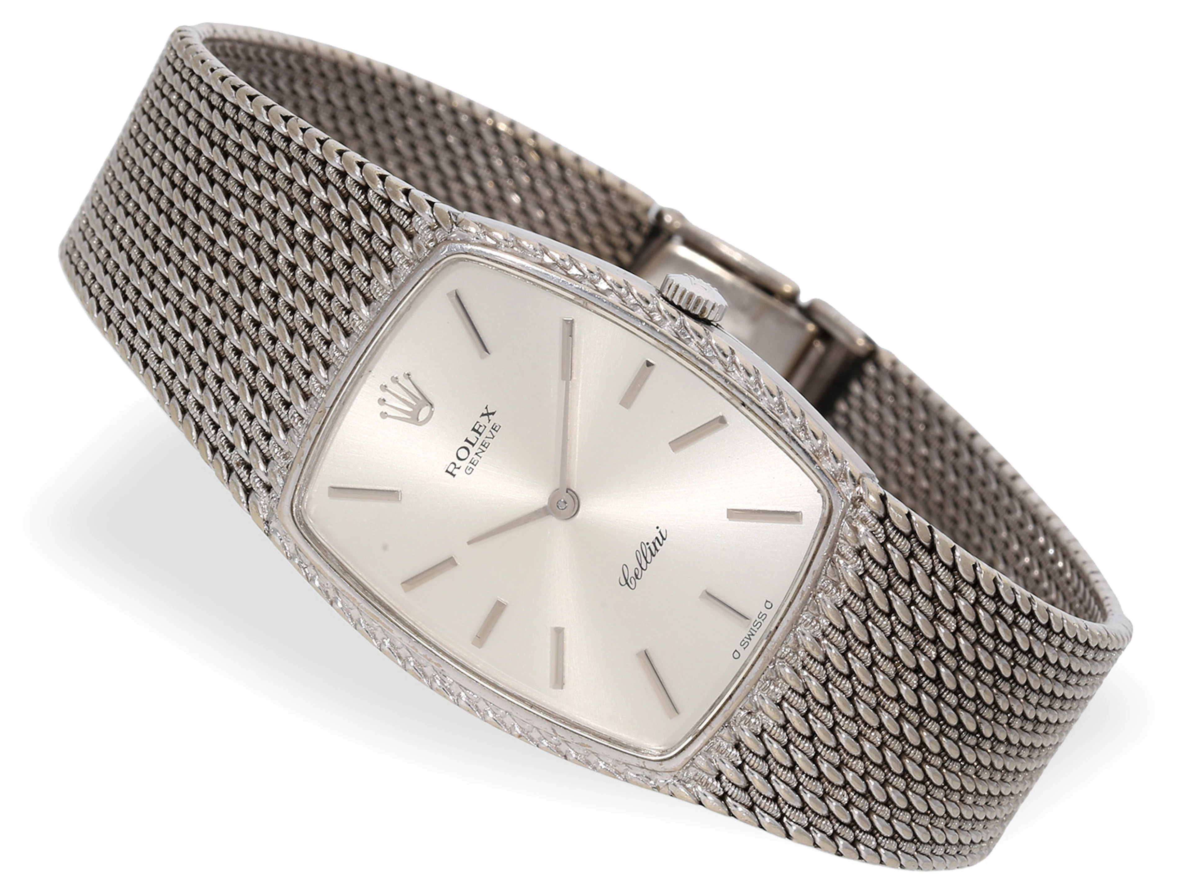 Wristwatch: elegant, luxurious vintage Rolex Cellini Ref. 3807 in