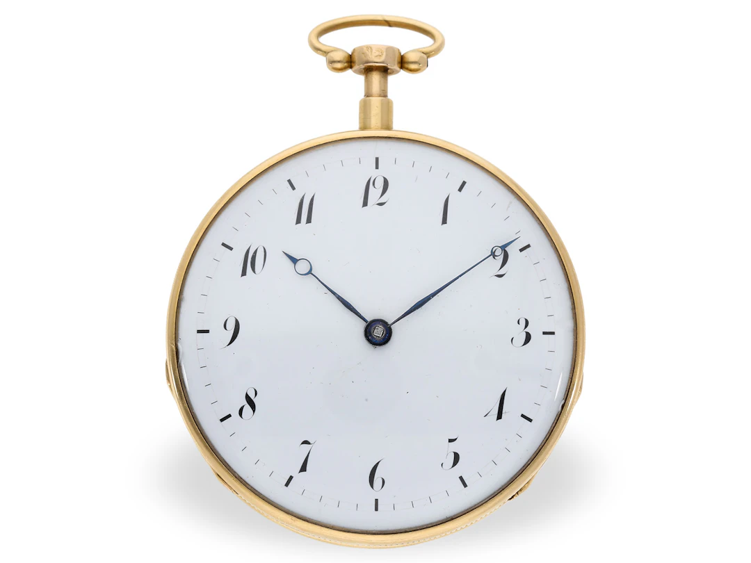 Pocket watch: extremely large Lepine Paris with repeater, Jean Antoine