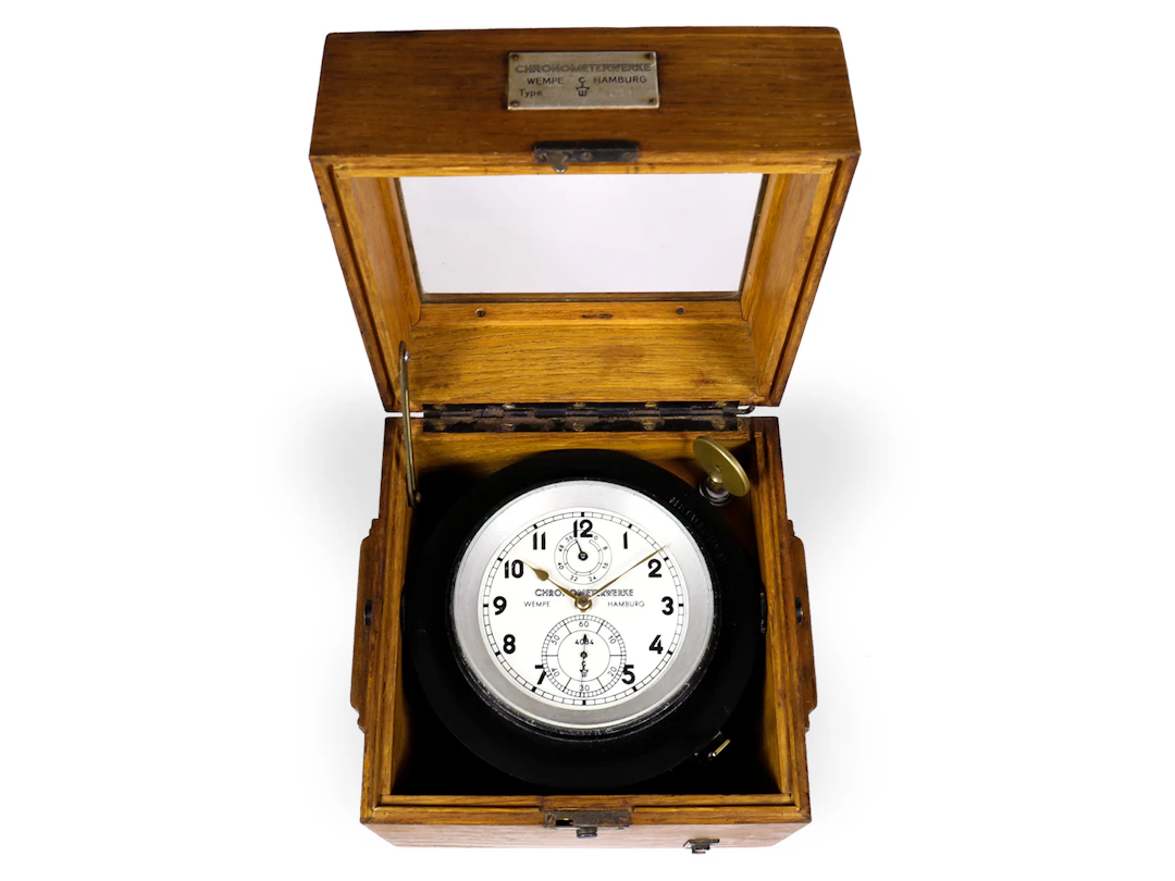 Marine chronometer: Chronometer movements by Wempe Hamburg, Second World War