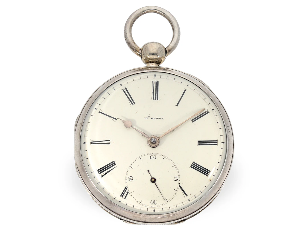 Pocket watch: extremely rare double-wheel Debaufre escapement, Patry