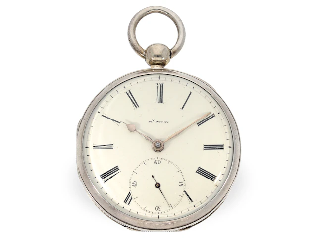 Pocket watch: extremely rare double-wheel Debaufre escapement, Patry