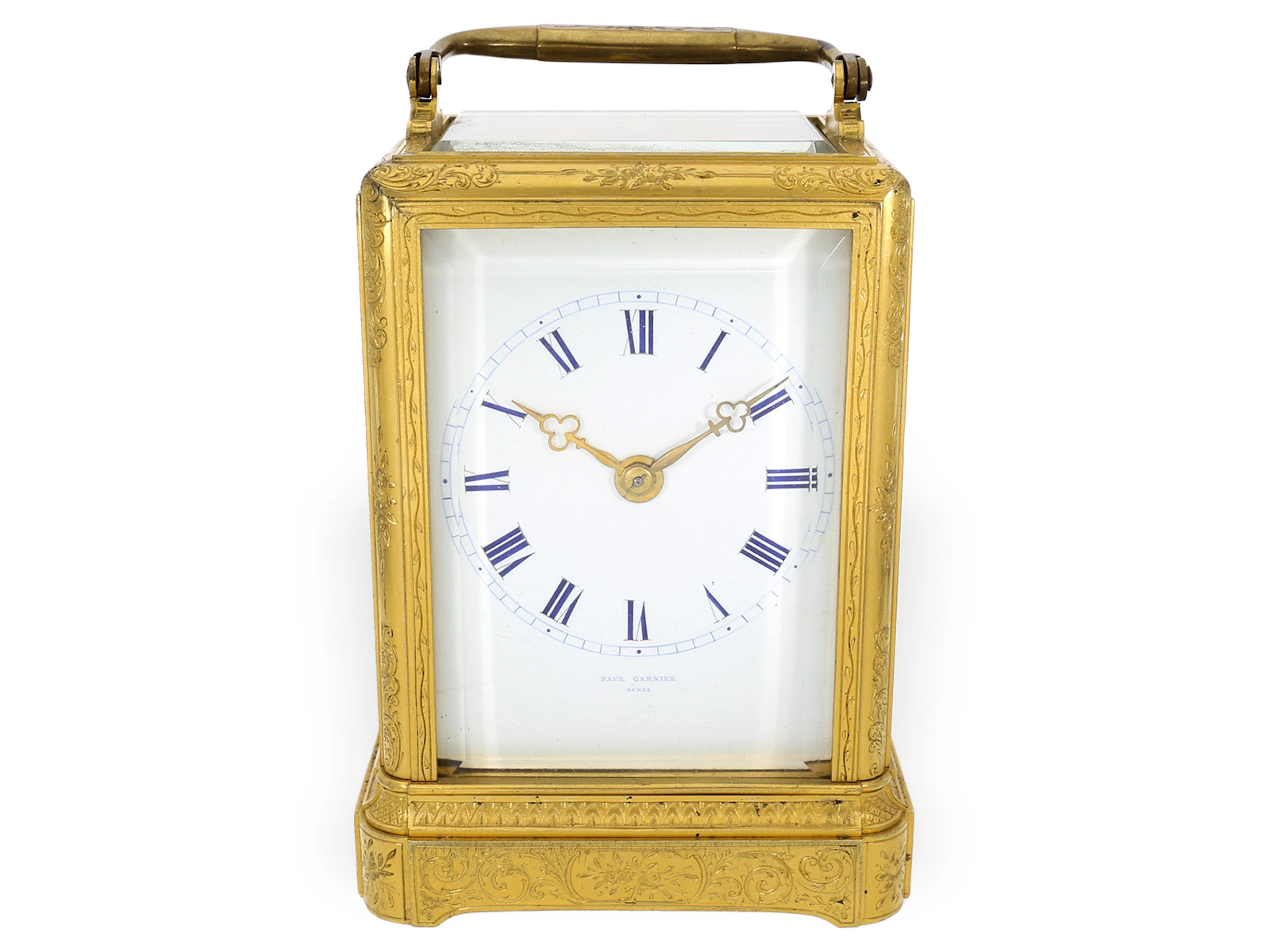 Travel watch: small Paul Garnier travel watch with self-striking mechanism