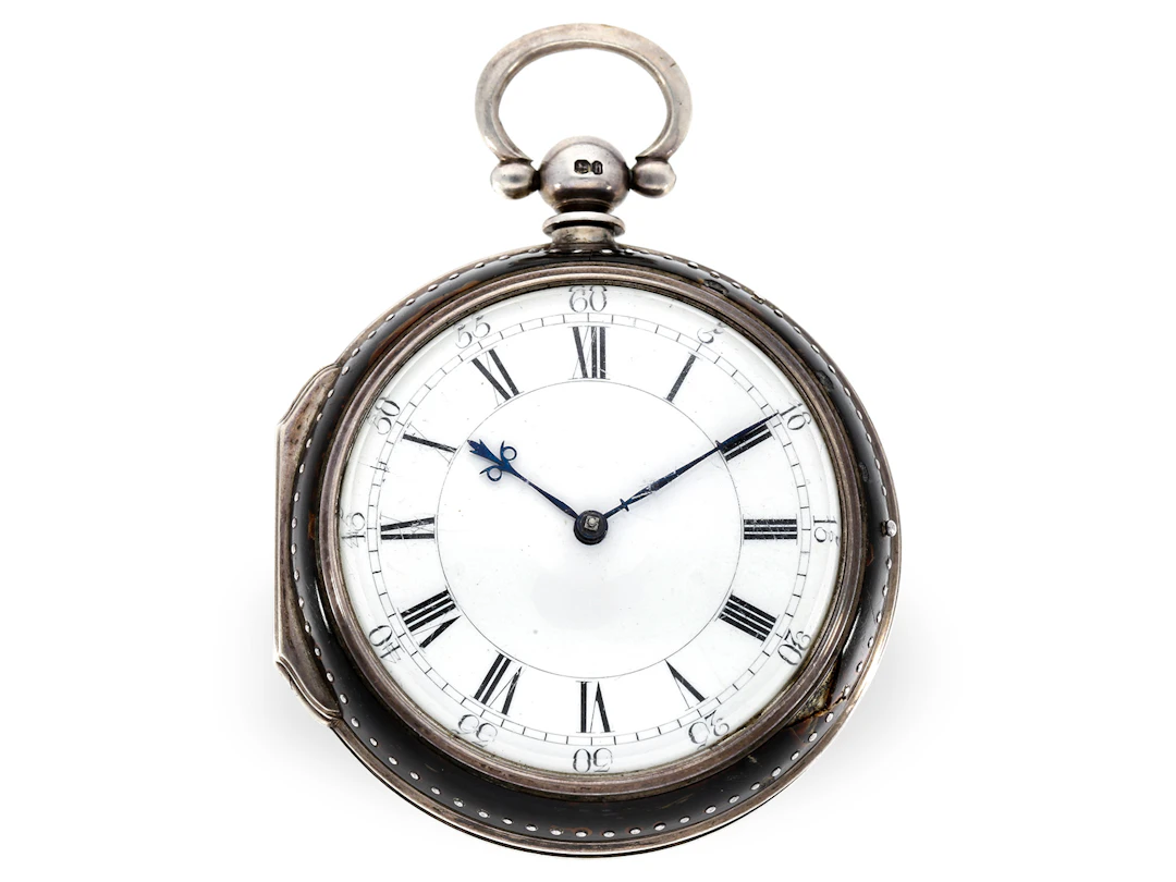 Pocket watch: early, large, technically interesting lever escapement
