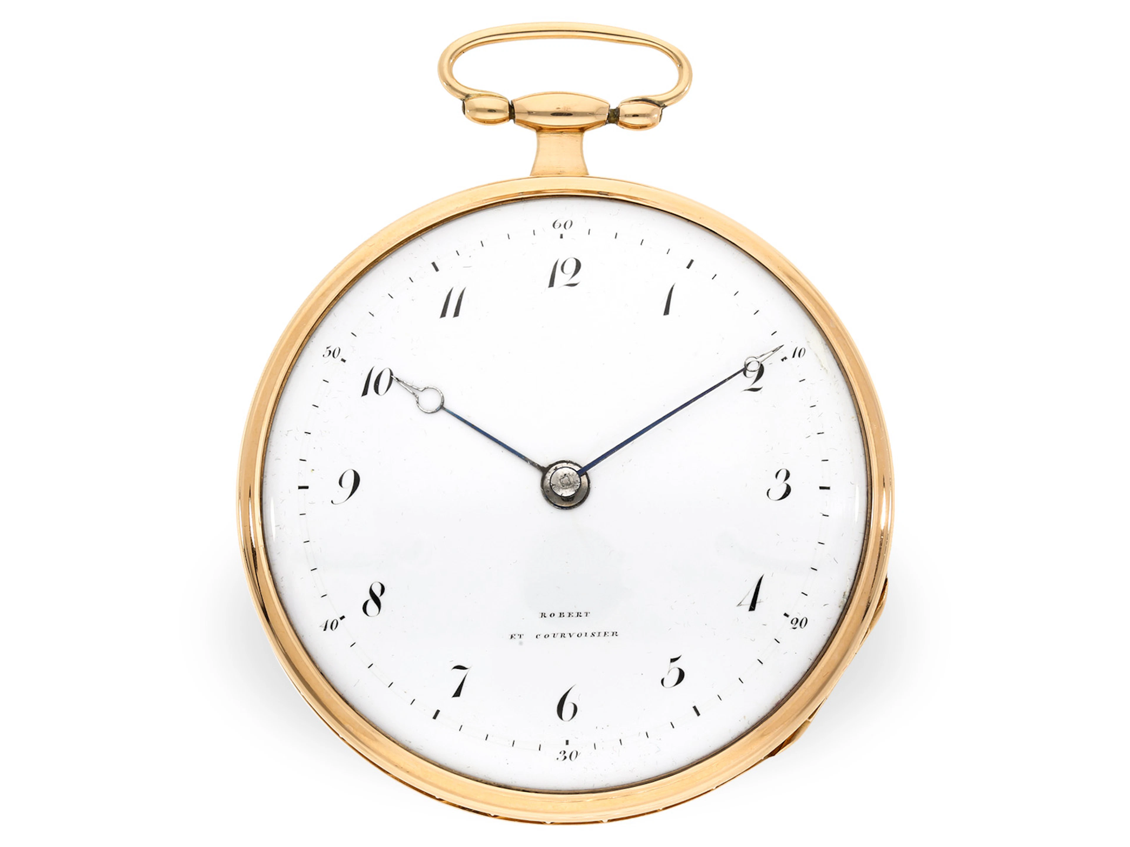 Pocket watch: early and technically extremely rare chronometer, Robert