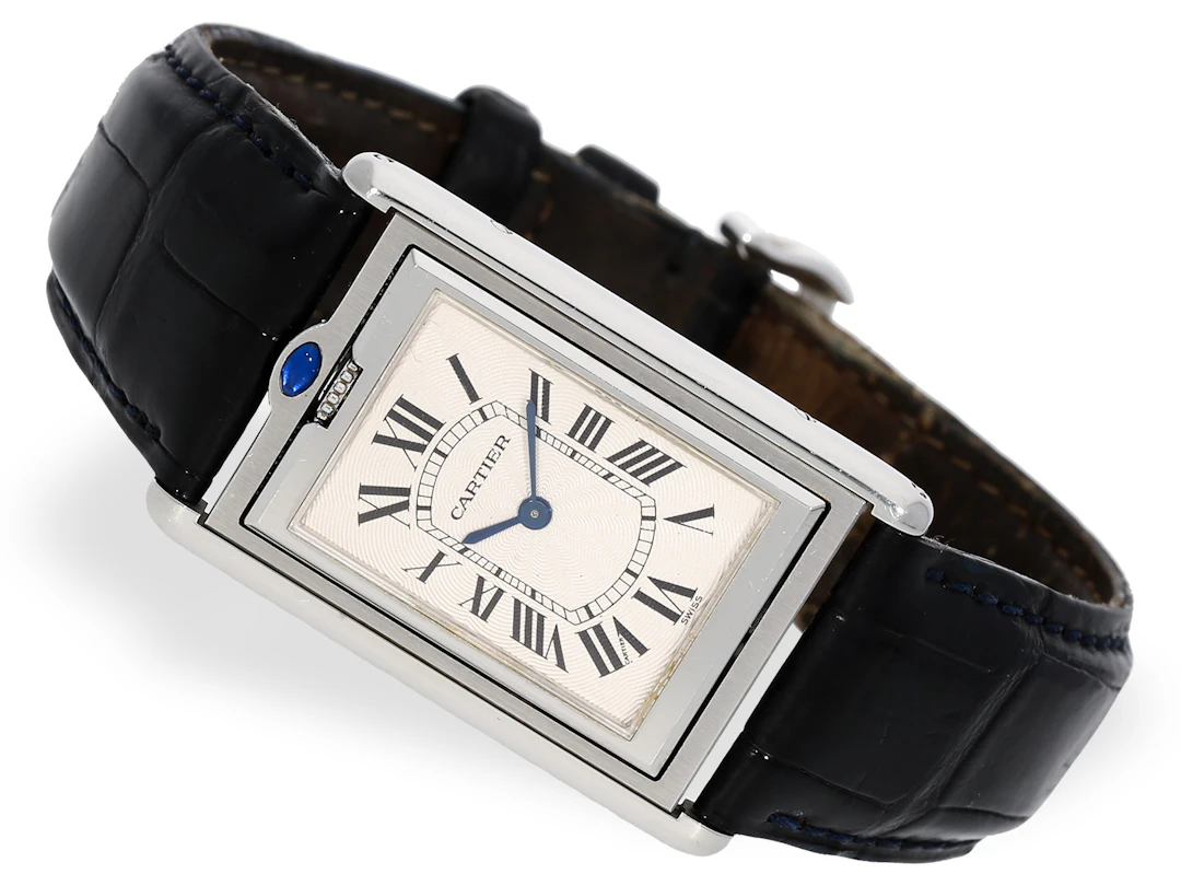 Wristwatch: as good as new, limited edition Cartier Ref. 2390, Basculante