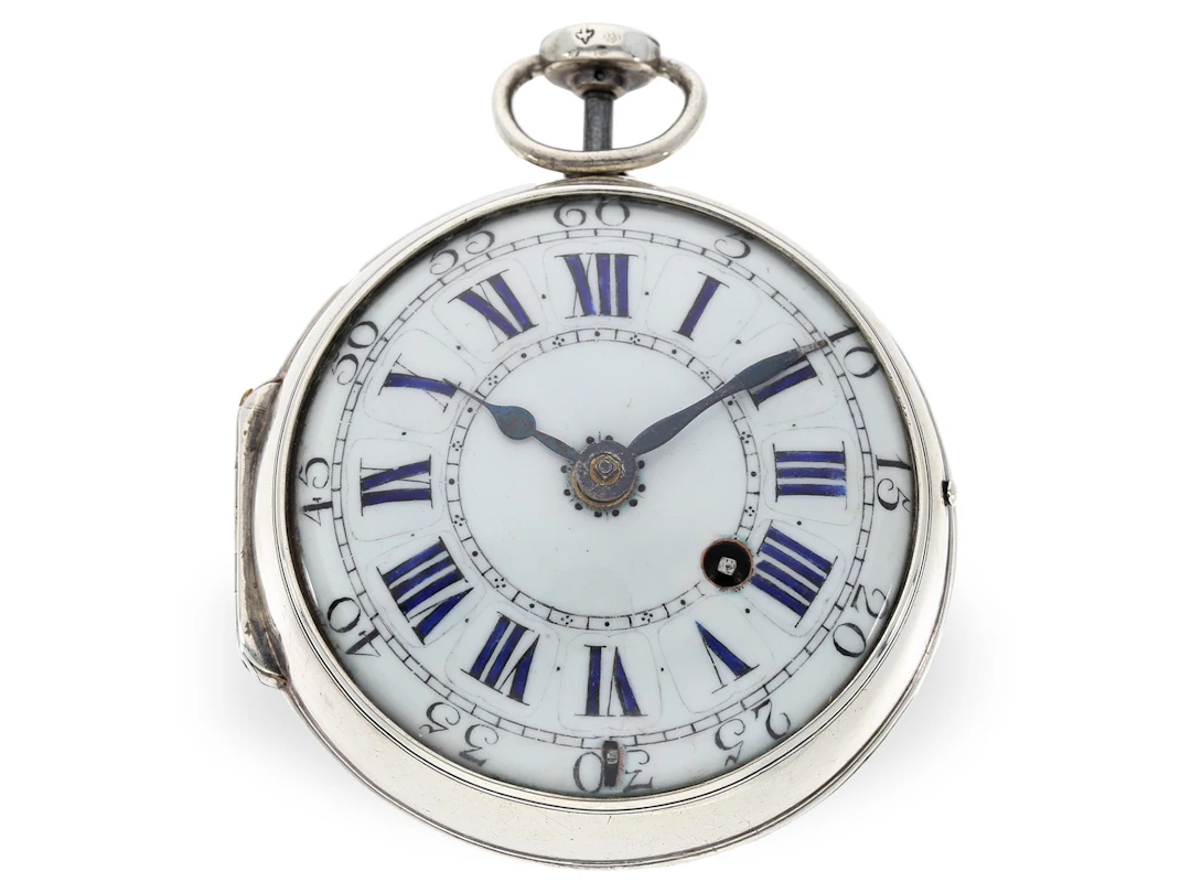 Pocket watch: large ‘oignon’ with repeater, Decovigny Paris, c. 1720