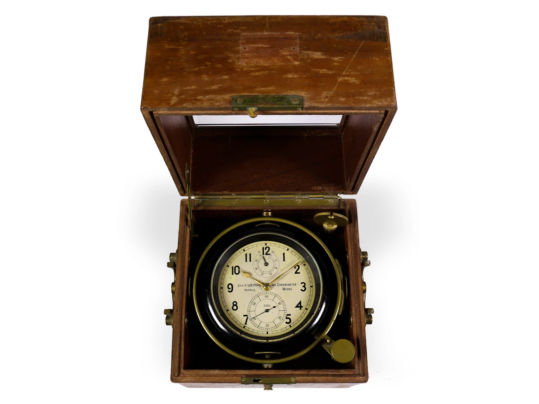 Marine chronometer: Chronometer movements by Wempe Hamburg, Second World War