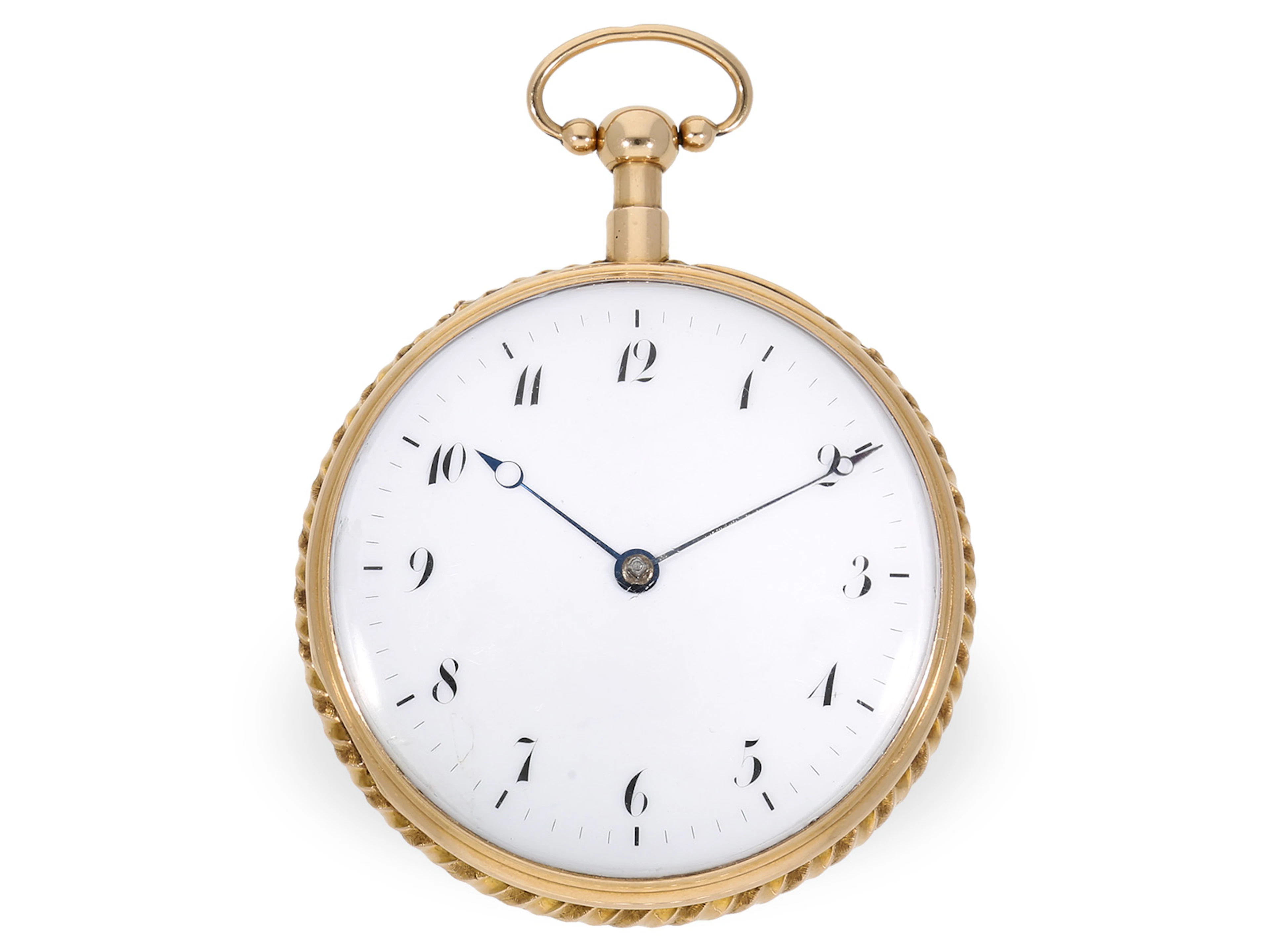 Pocket watch: significant, large musical watch with ‘Lépine calibre’