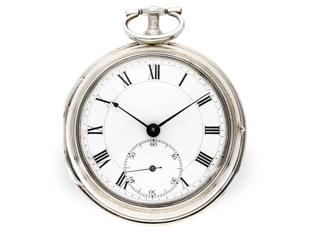 Pocket watch: A rarity, a very early John Arnold chronometer with