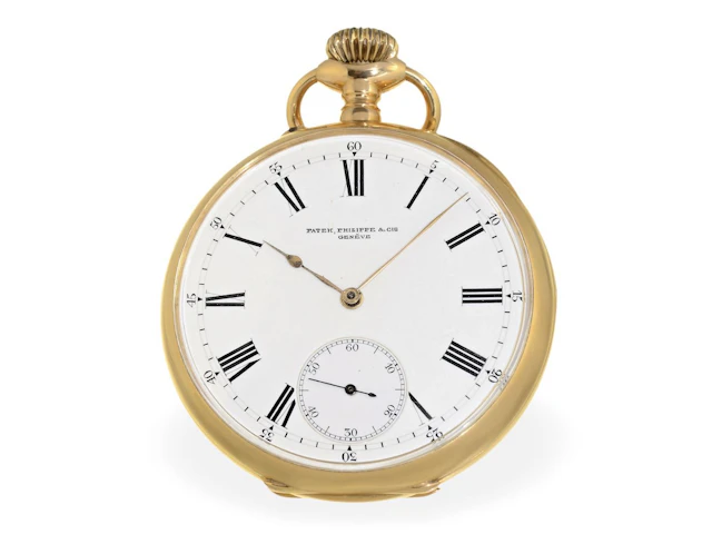 Pocket watch: one of the first Patek Philippe ‘Gondolo’ Anker chronometers