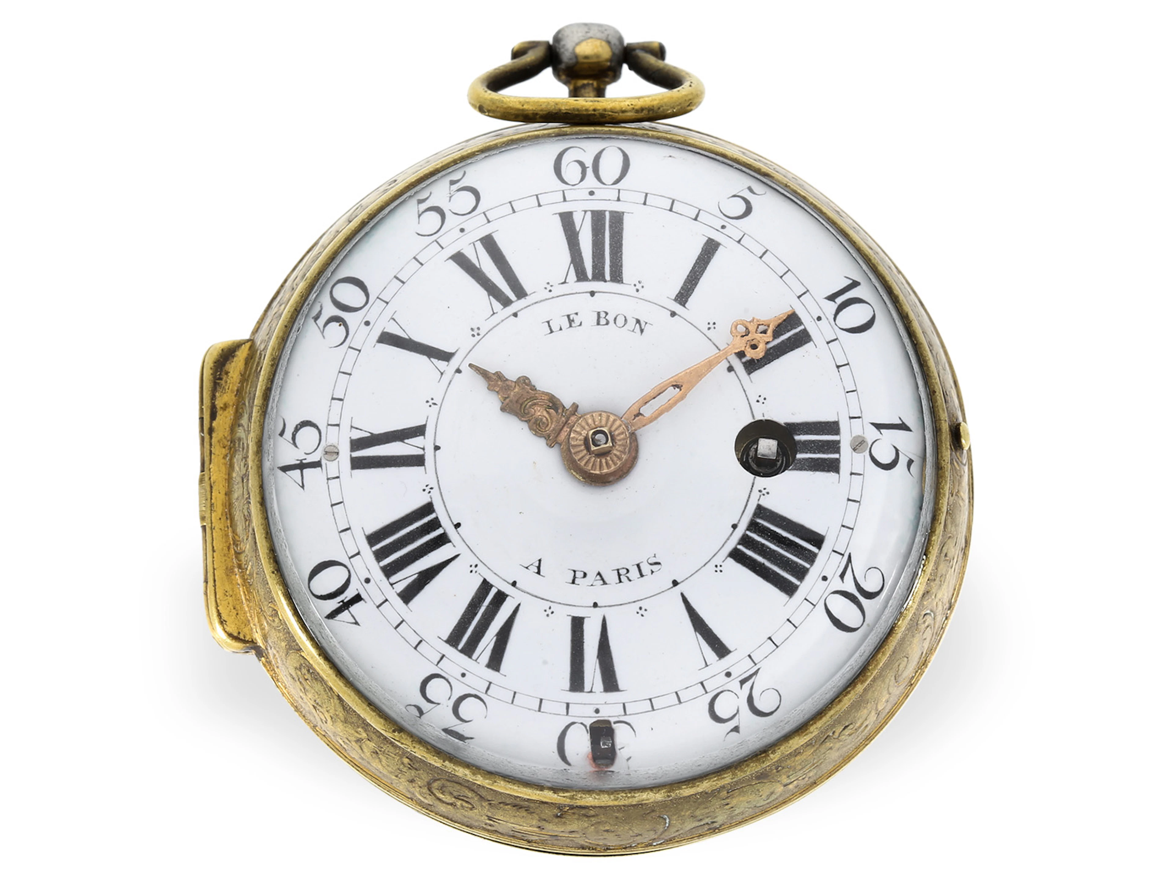 Pocket watch: large, early ‘Oignon’, Le Bon Paris, c. 1700