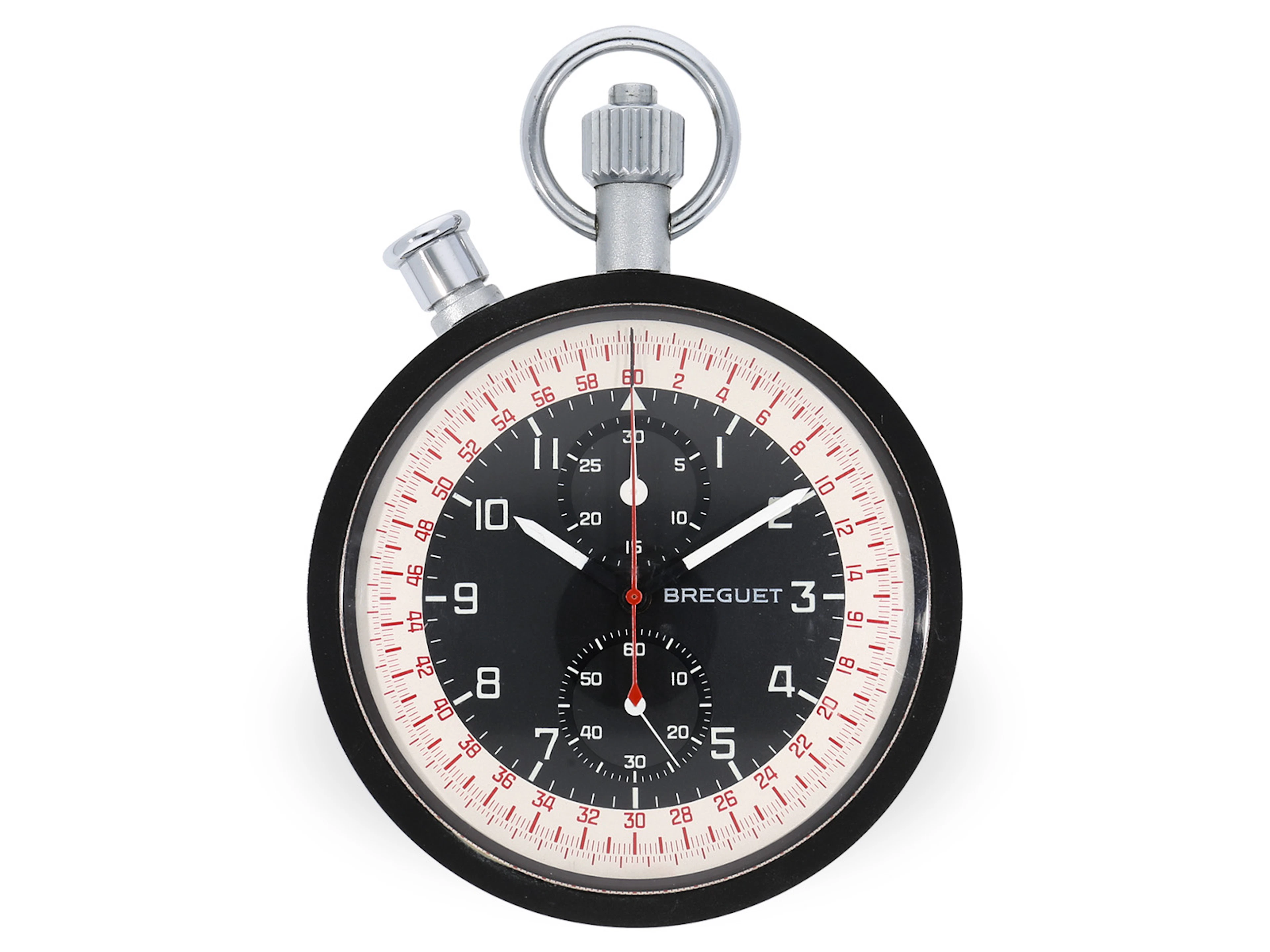 Pocket watch: rare ‘Olympia-type’ rattrapante chronograph, Breguet