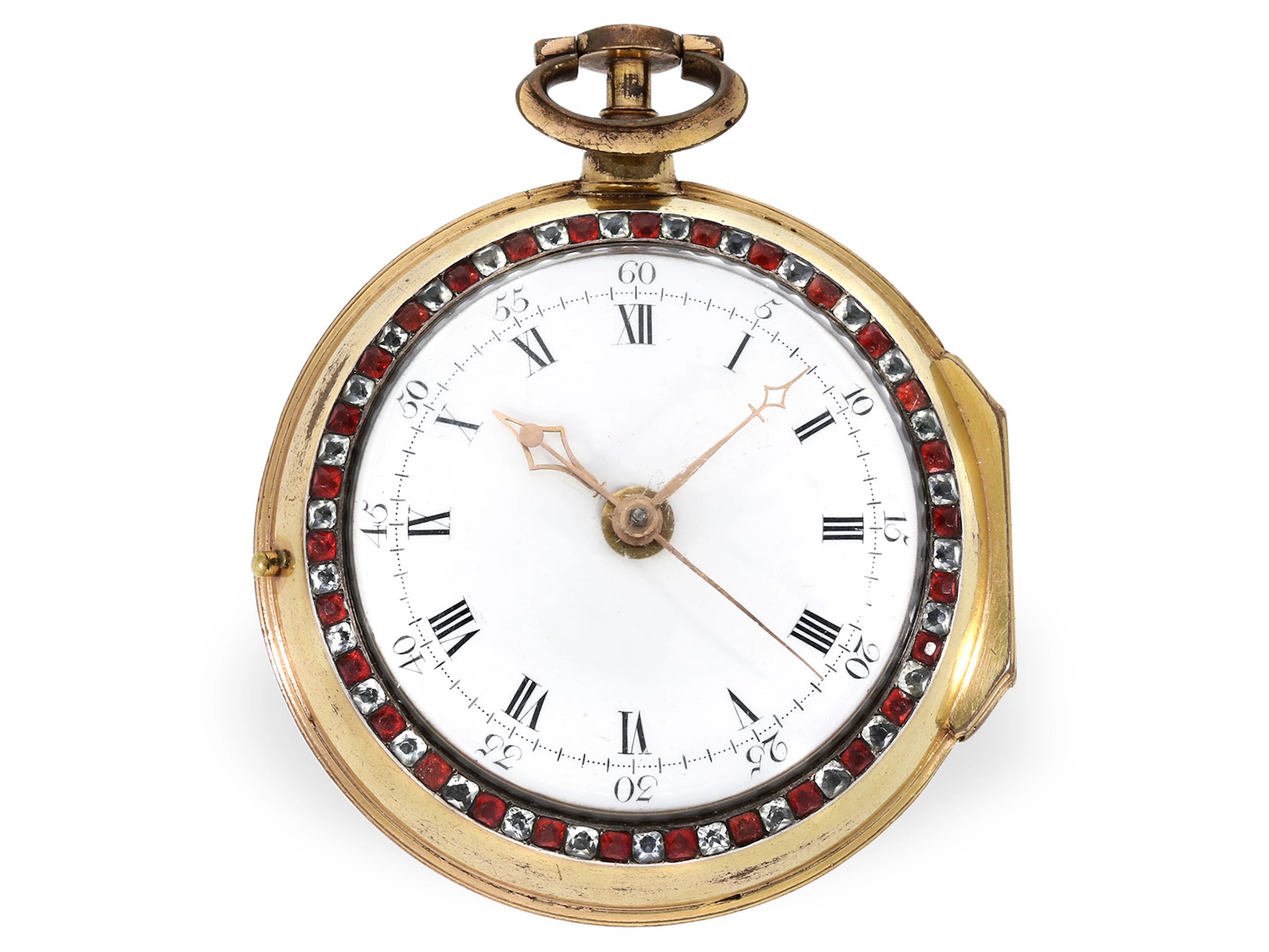 Pocket watch: a rarity for the Chinese market, W. Pybus, double-dial
