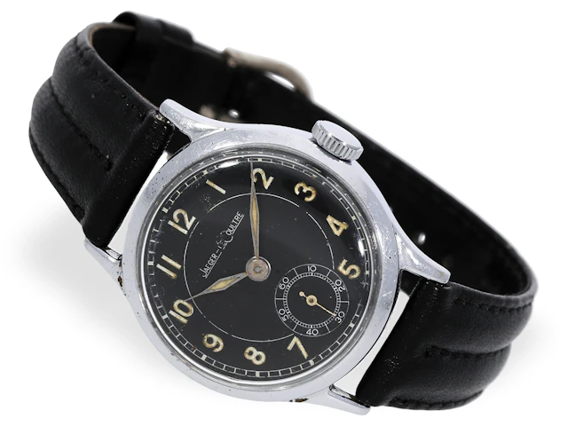 Wristwatch: historically interesting LeCoultre pilot’s watch, used