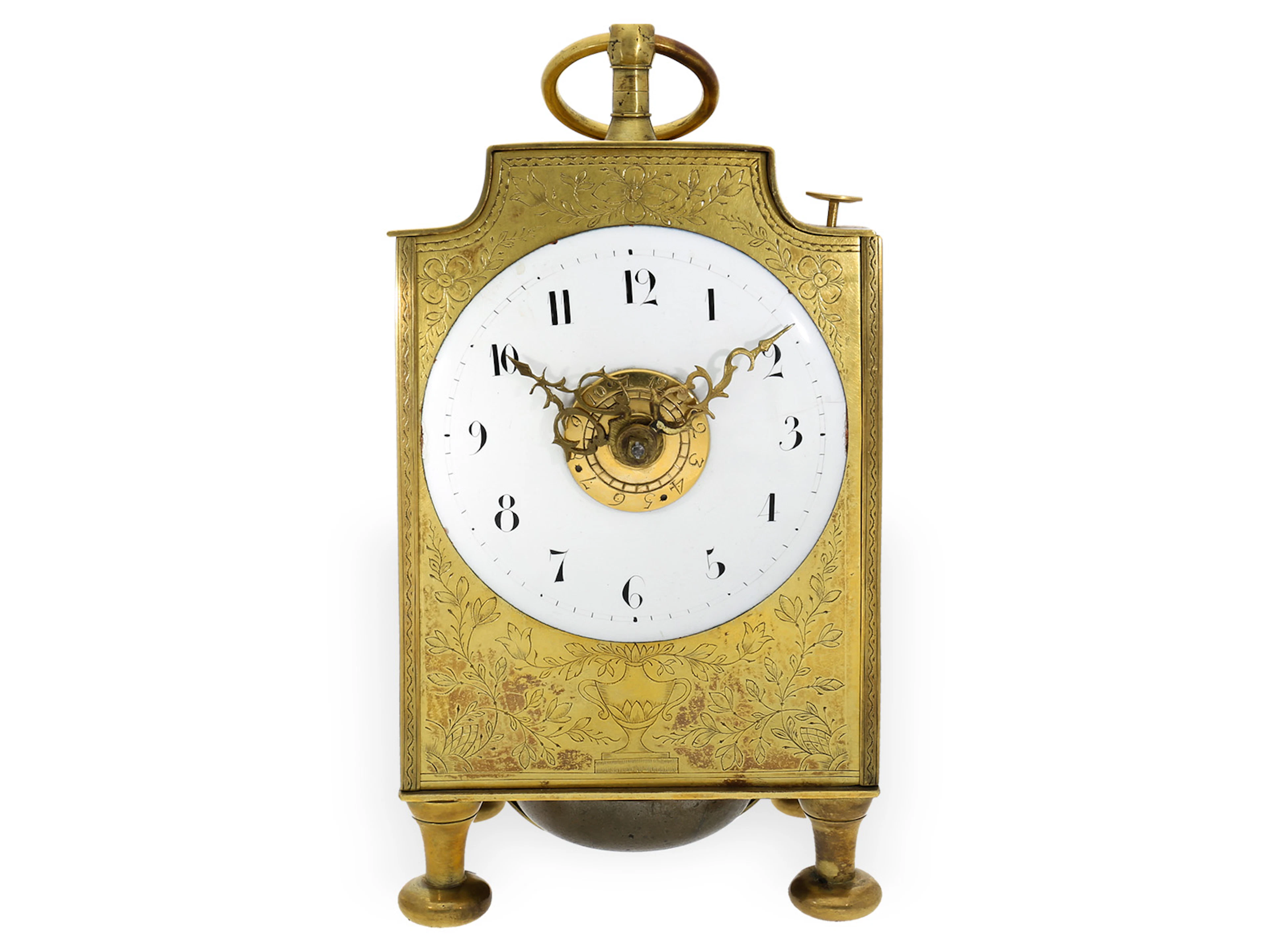 Table clock: probably from southern Germany, a complicated officers’