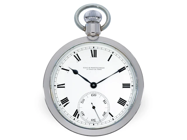 Pocket watch: rare, sought-after school chronometer, calibre 49.9
