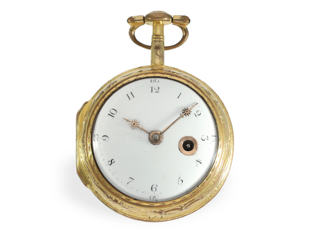 Pocket watch: rare skeletonised verge watch, William Wood London, c. 1780