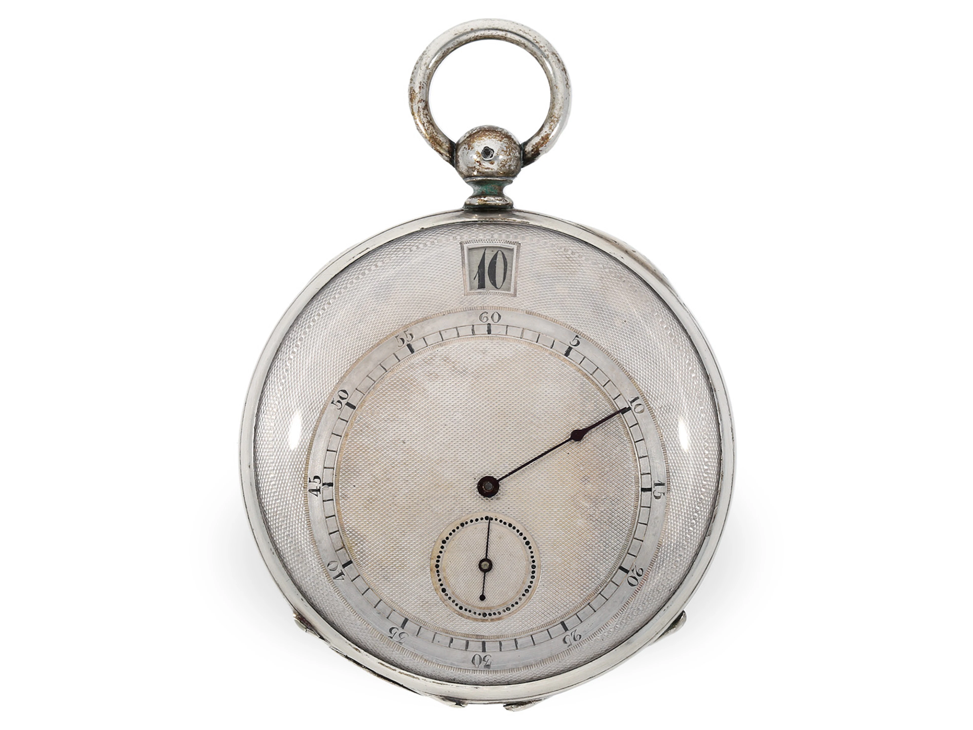 Pocket watch: large Lepine with jumping hours, ca. 1820