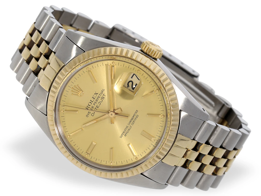 Wristwatch: Men’s Rolex Datejust in steel and gold from 1981, Ref. 16013