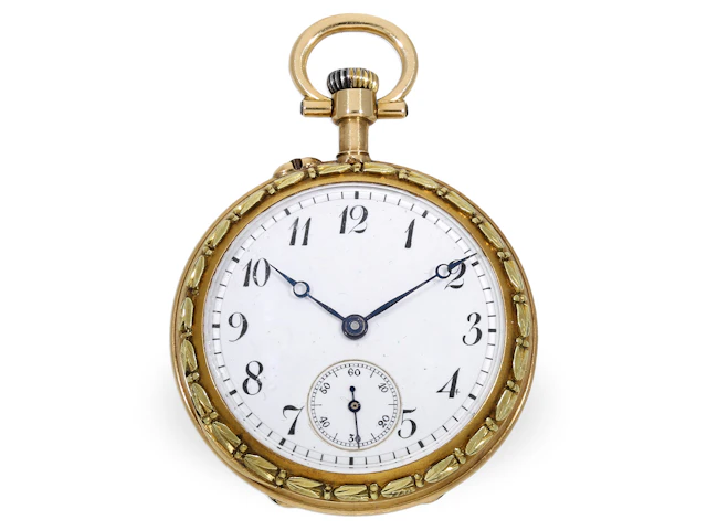 Pocket watch/pendant watch: very fine ladies’ watch by Breguet, ca. 1890