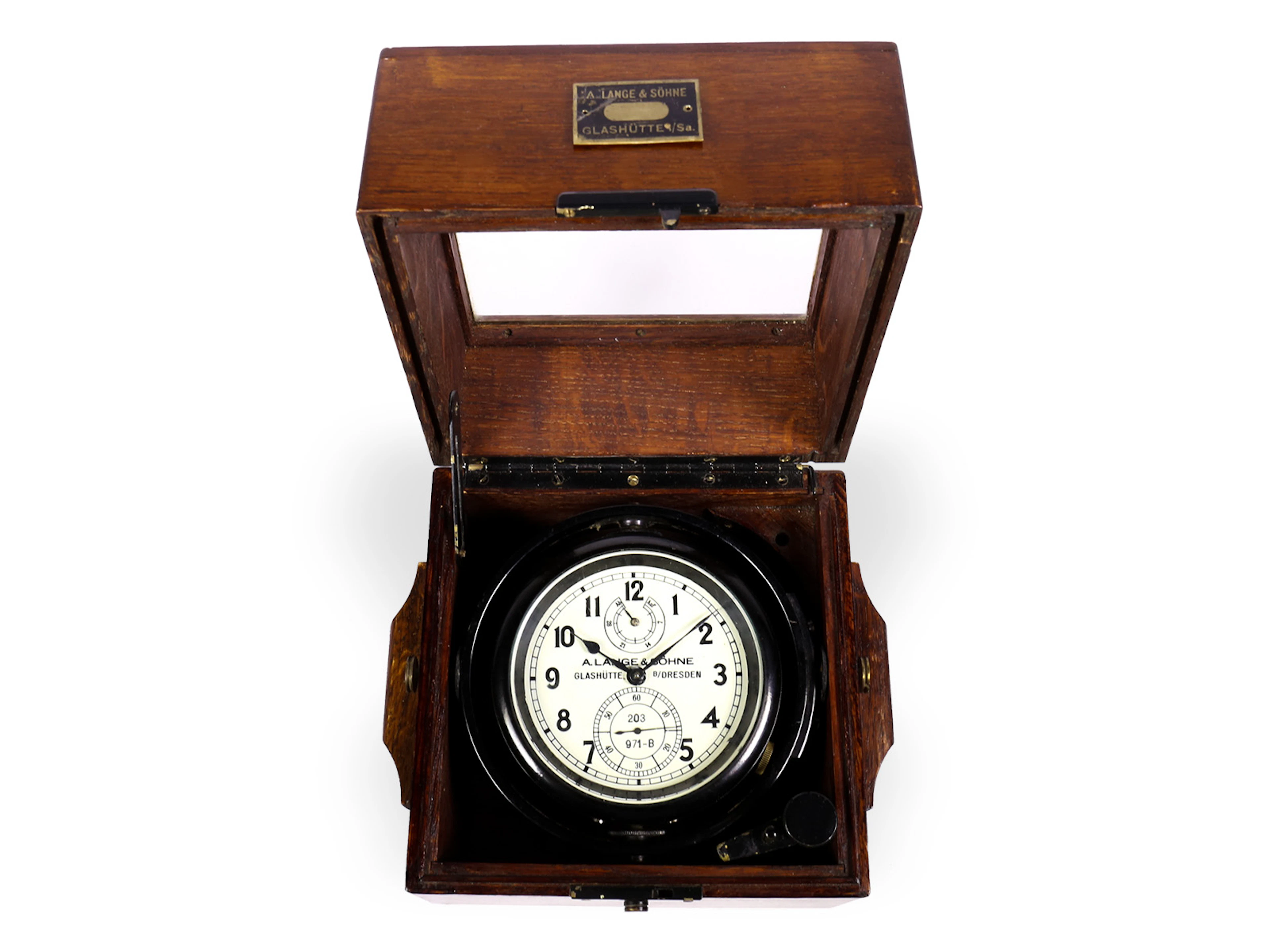 Marine chronometer: A. Lange & Söhne Kriegsmarine chronometer No.