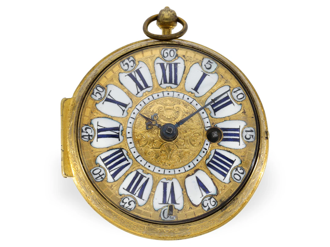 Pocket watch: ‘Oignon’ circa 1710 in very good original condition