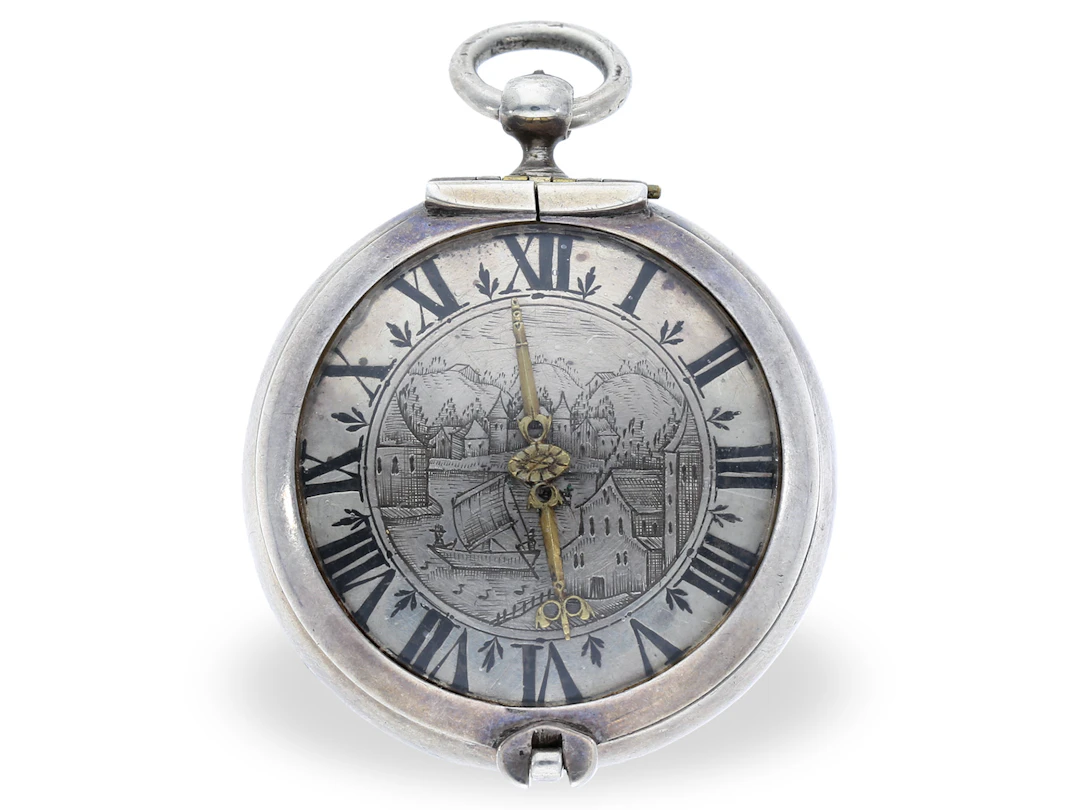 Early pendant watch in very good original condition, signed Paul Homel