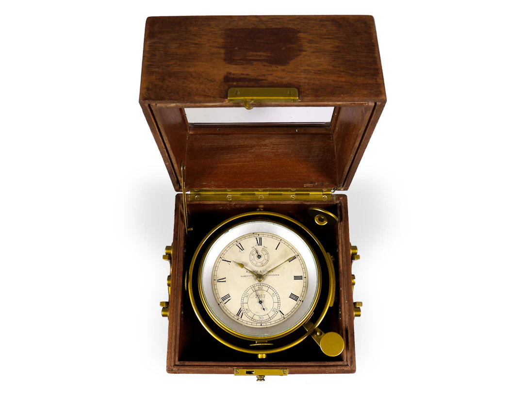 Marine chronometer: A. Lange & Söhne Chronometer No. 2053, spring