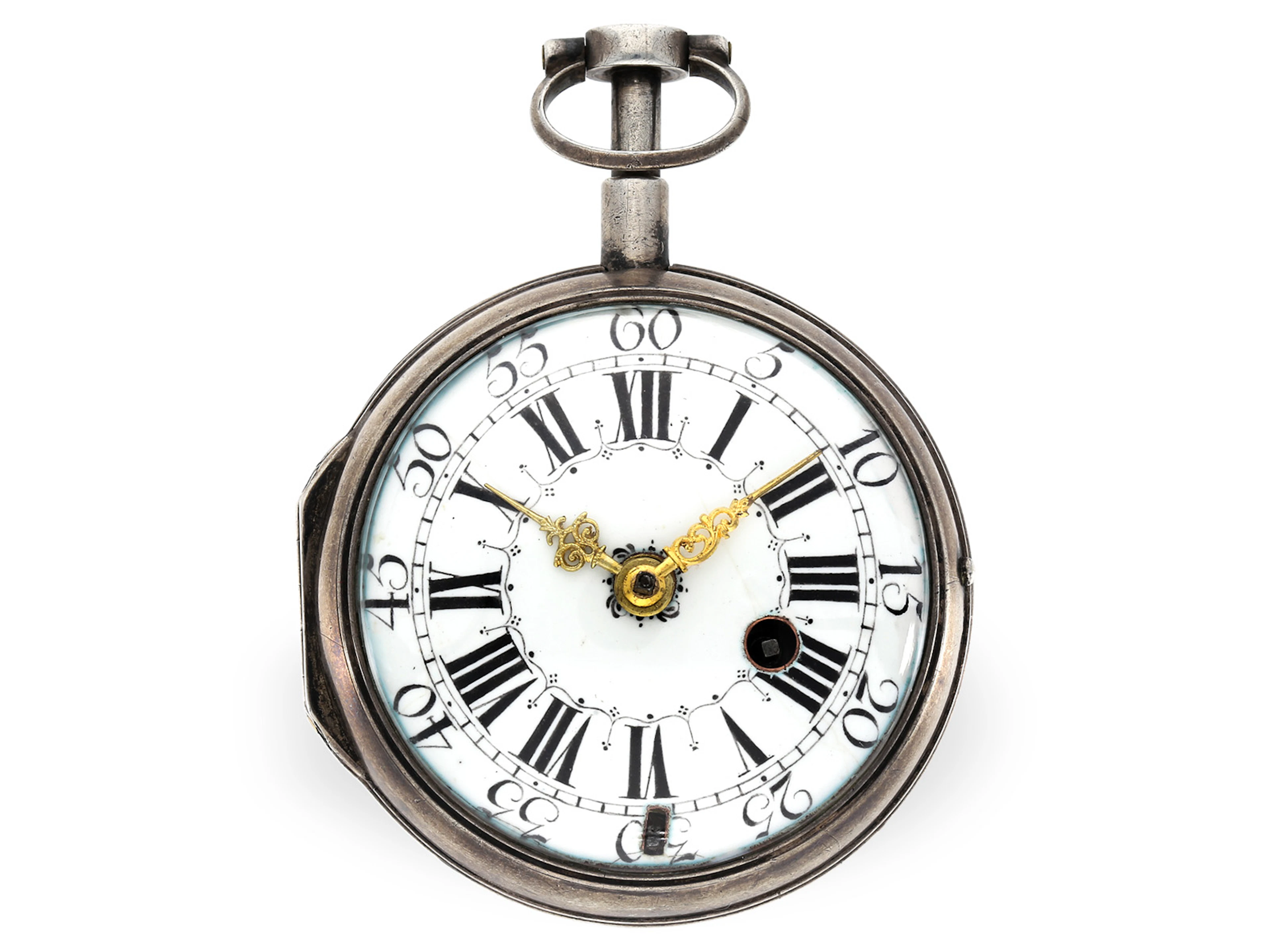 Pocket watch: attractive ‘oignon’ style with repeater, Augustin Fortin